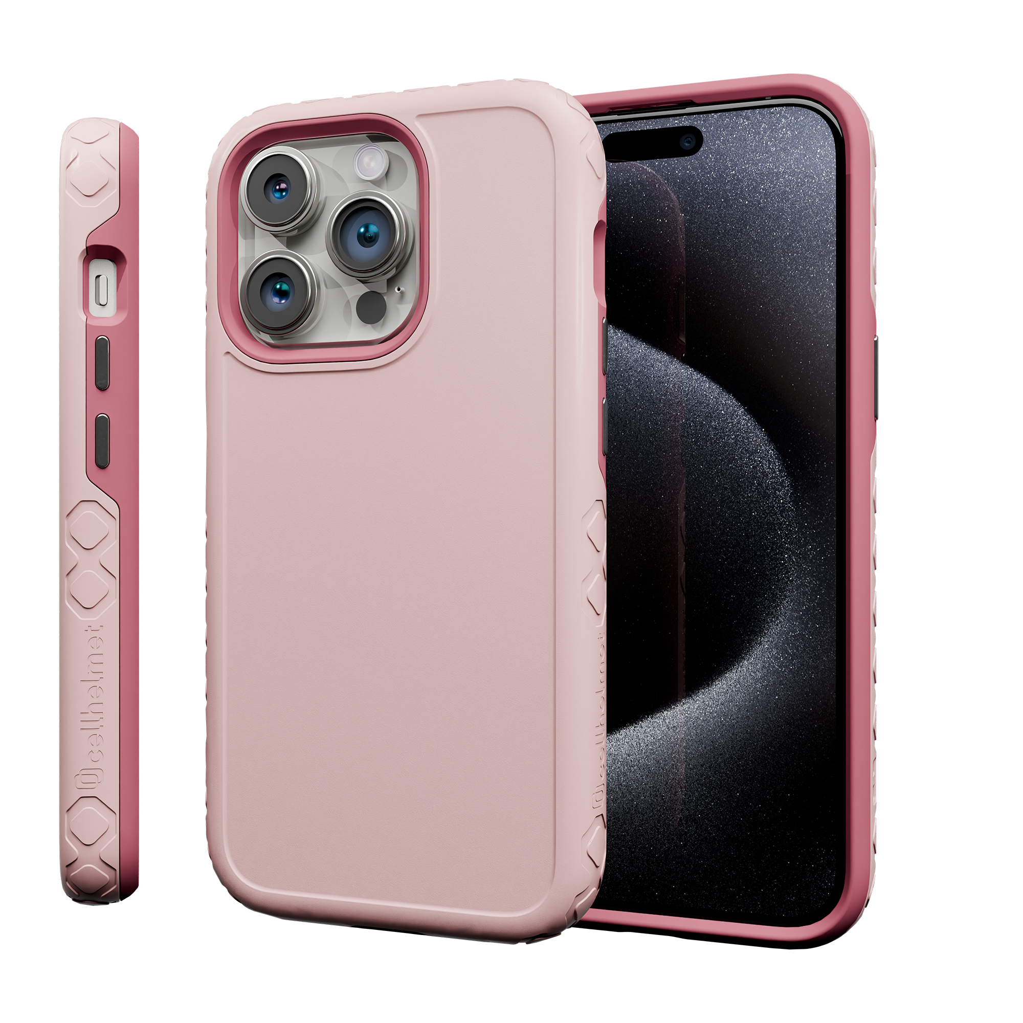 Dual Layer Case for Apple iPhone 13 Pro | Pink Magnolia | Fortitude Series