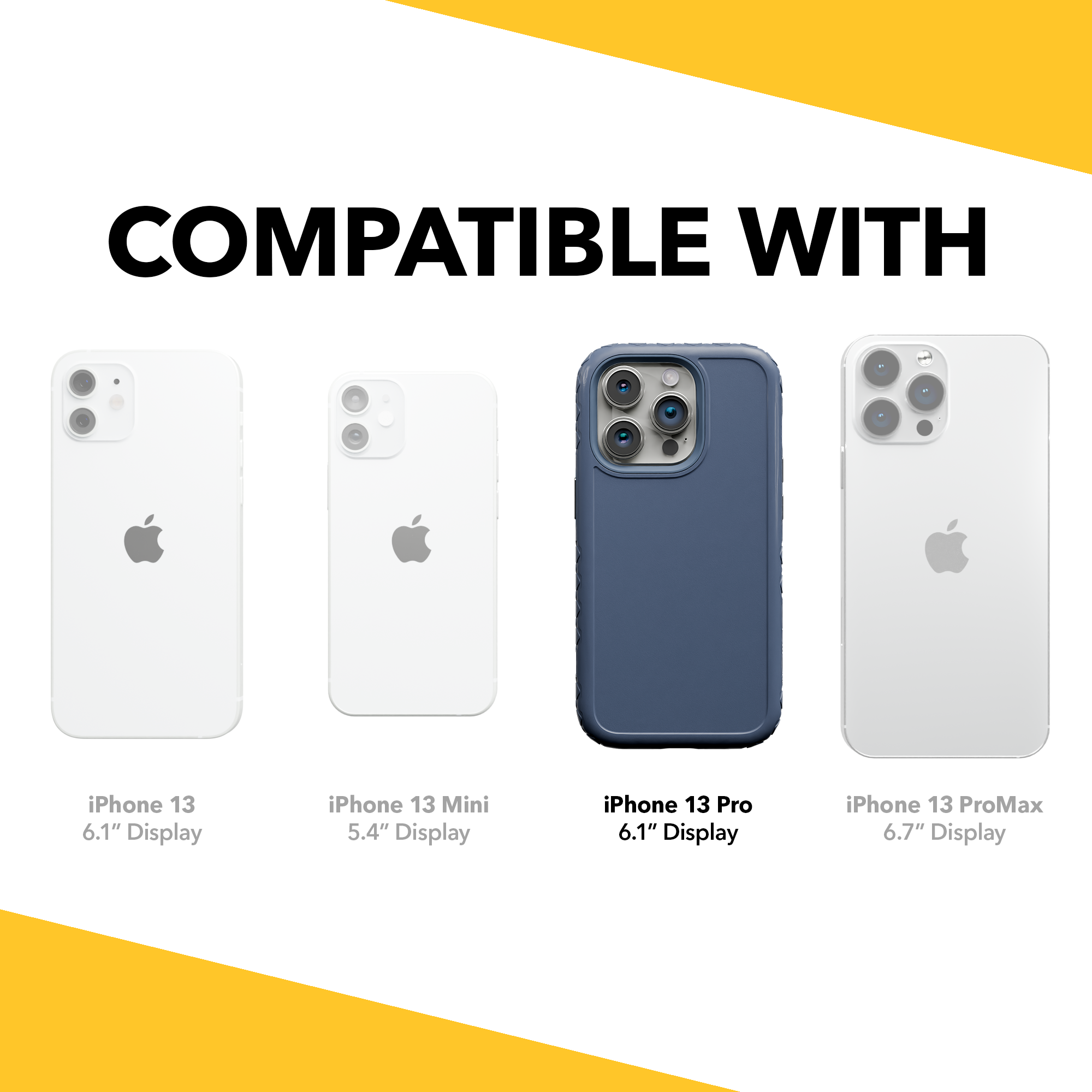 Dual Layer Case for Apple iPhone 13 Pro | Slate Blue | Fortitude Series