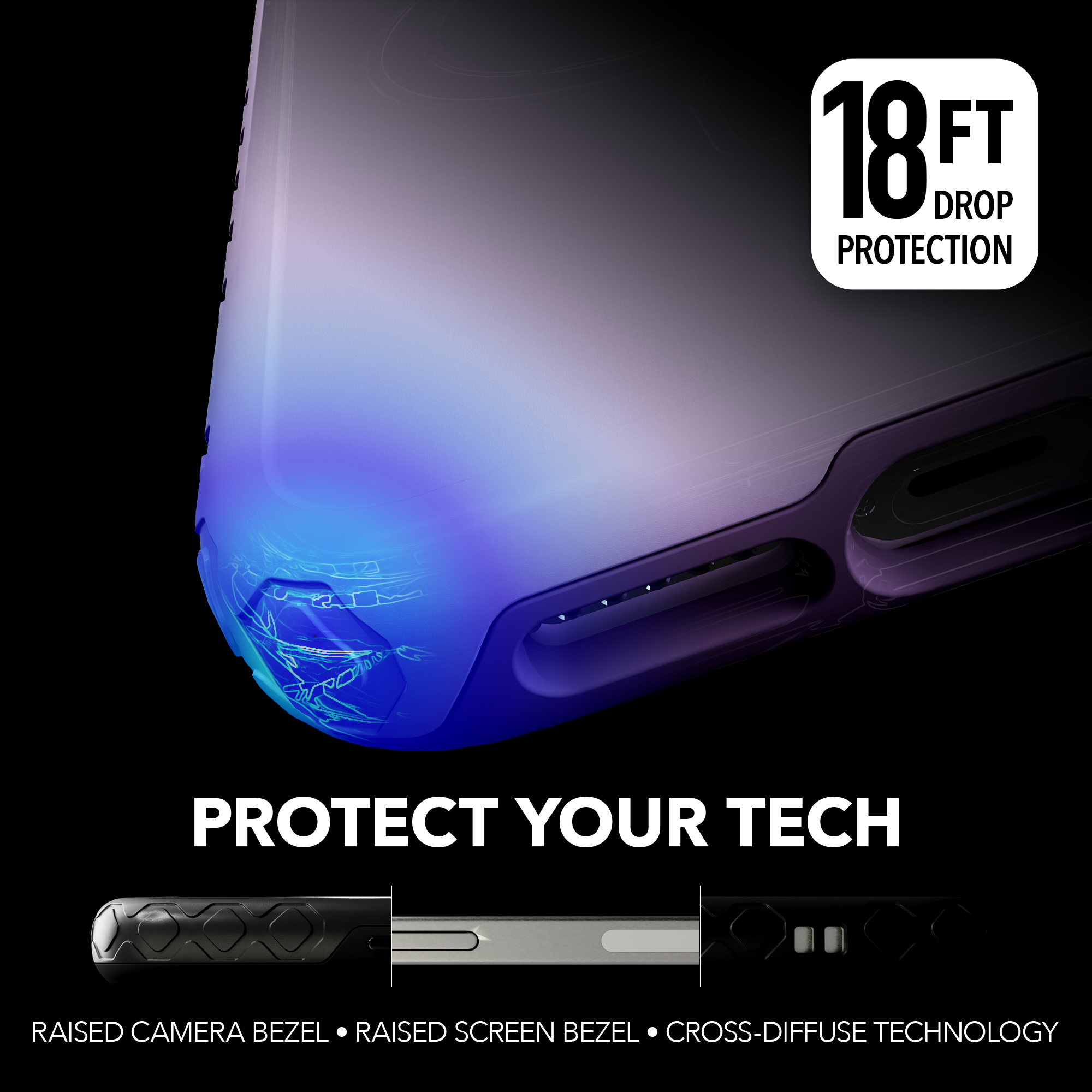 Dual Layer Case for Apple iPhone 12 Mini | Lilac Blossom Purple | Fortitude Series