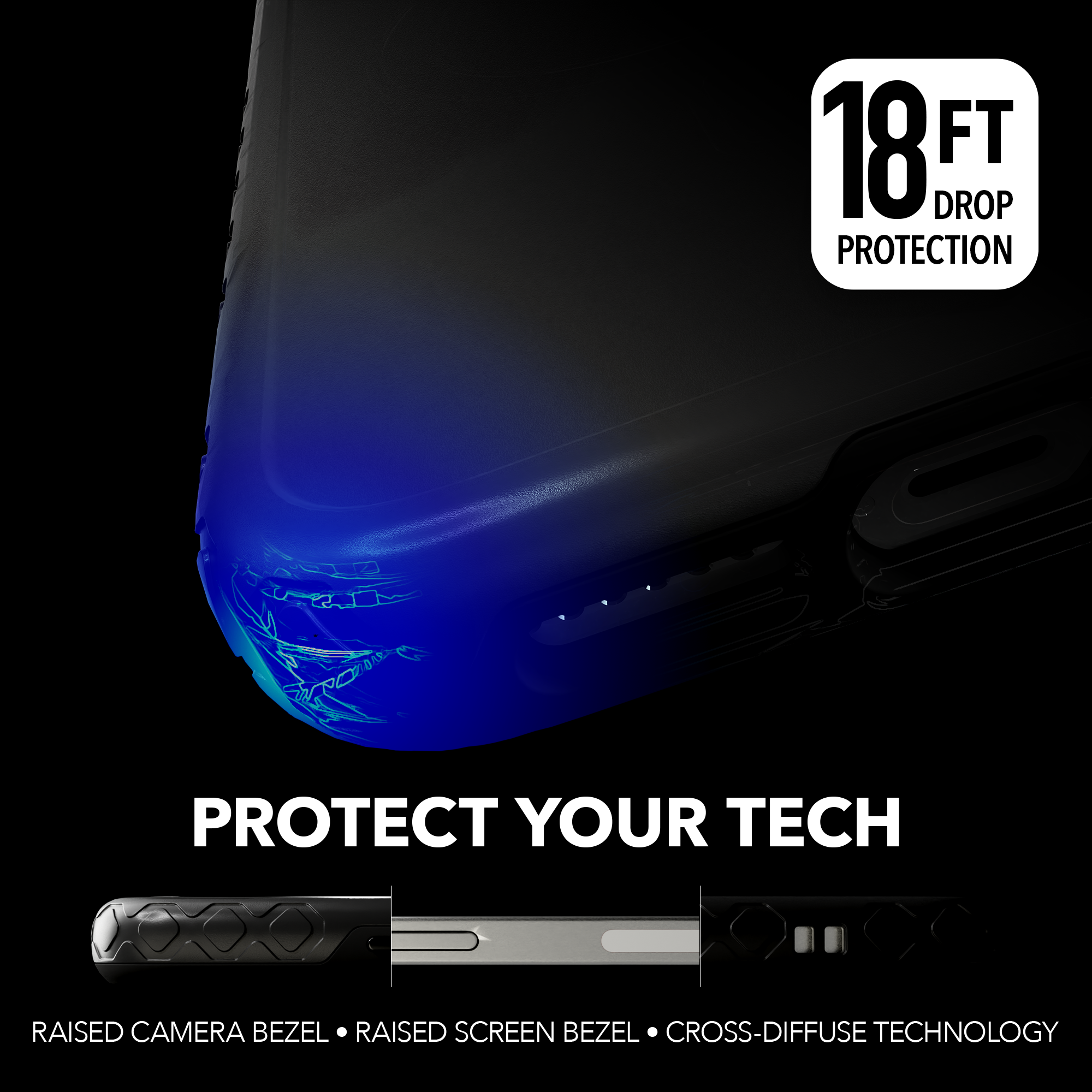 Dual Layer Case for Apple iPhone 12 Pro Max | Onyx Black | Fortitude Series