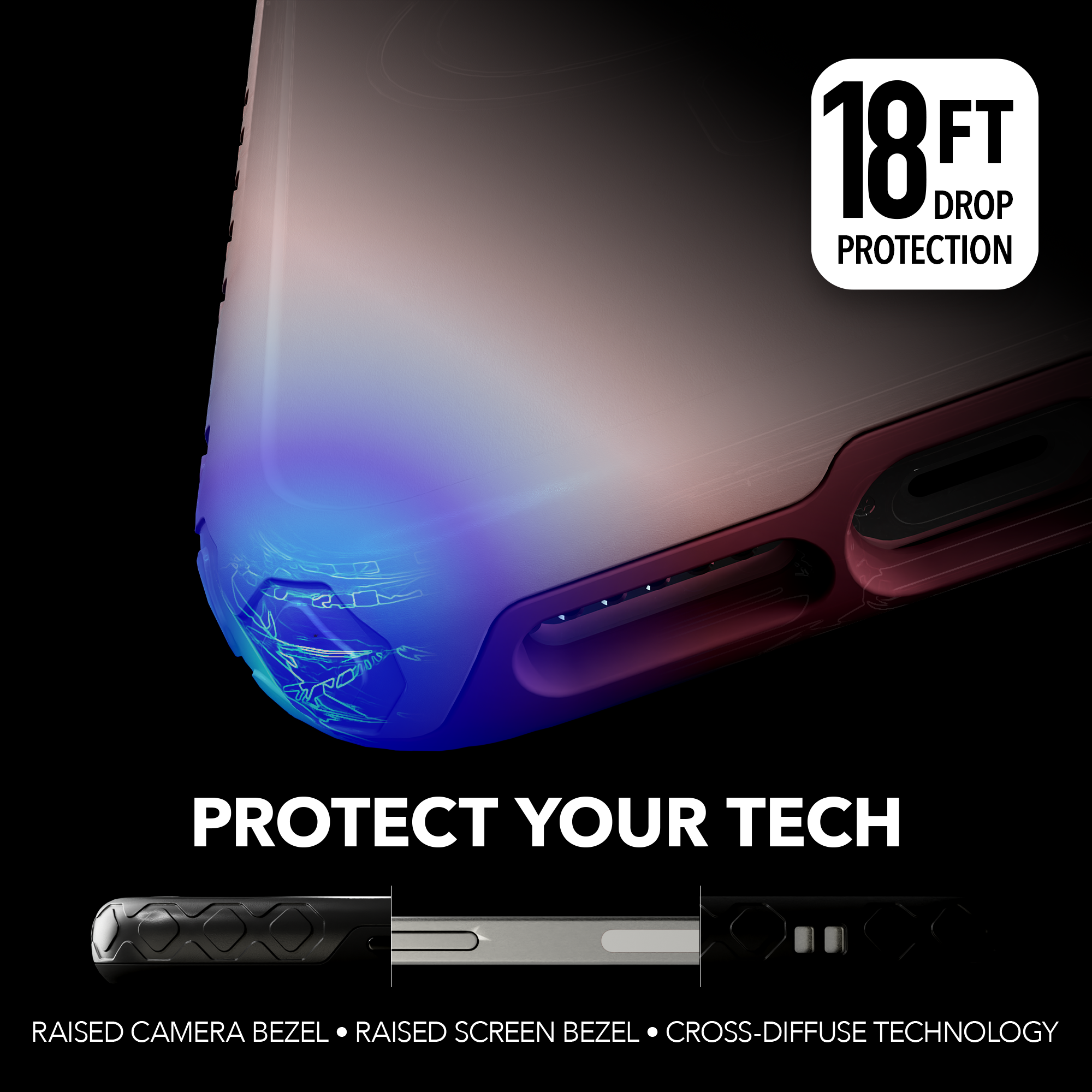 Fortitude Series Case for iPhone 12/12 Pro (Pink Magnolia)