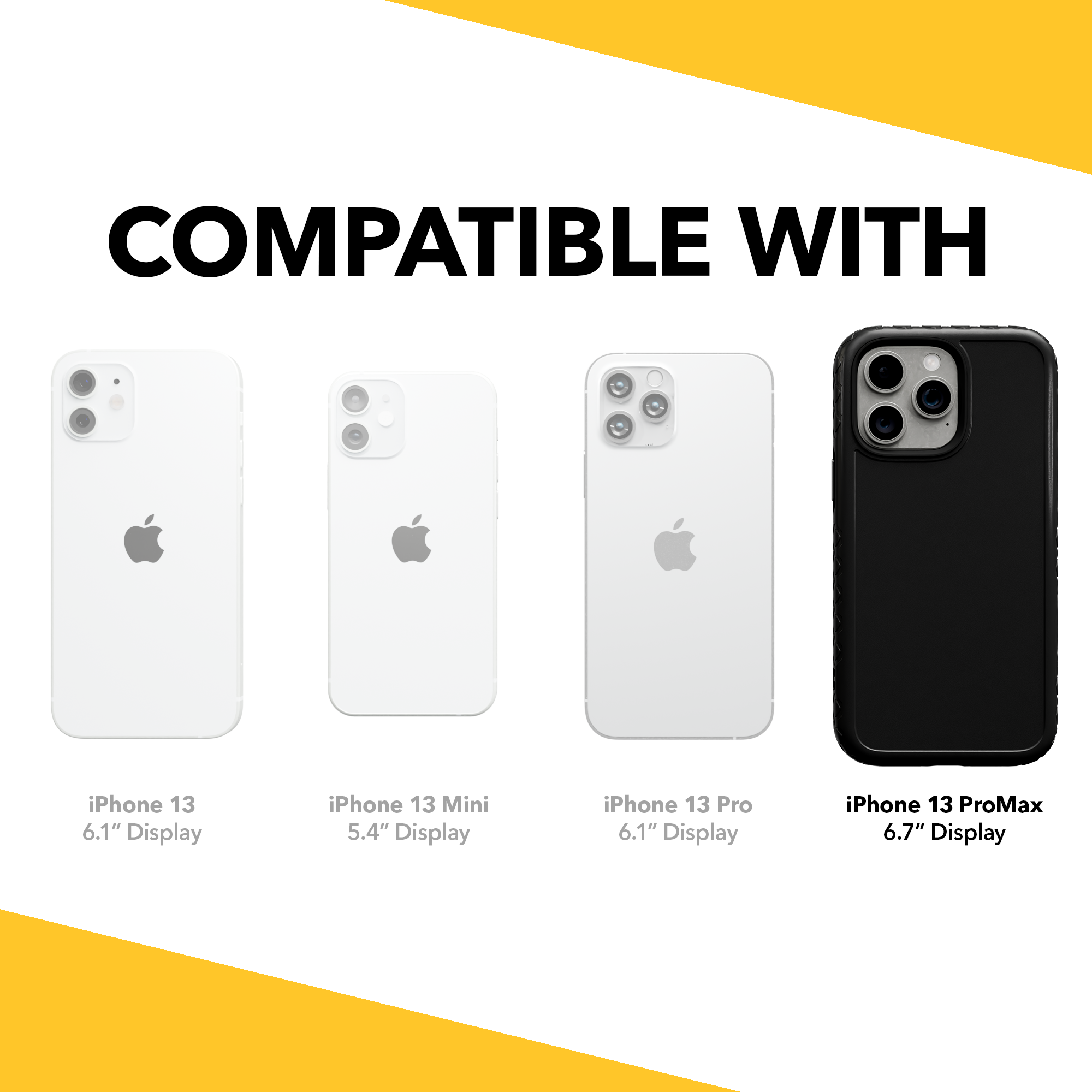 Dual Layer Case for Apple iPhone 13 Pro Max | Onyx Black | Fortitude Series