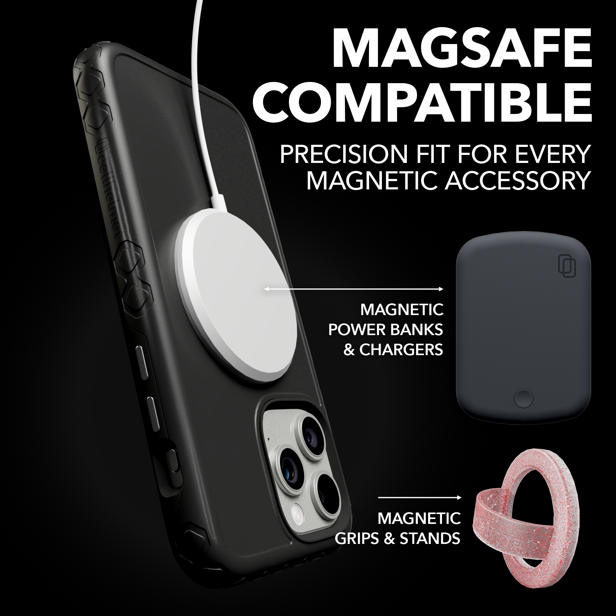 Dual Layer Case for Apple iPhone 13 Pro Max | Onyx Black | Fortitude Series Onyx Black