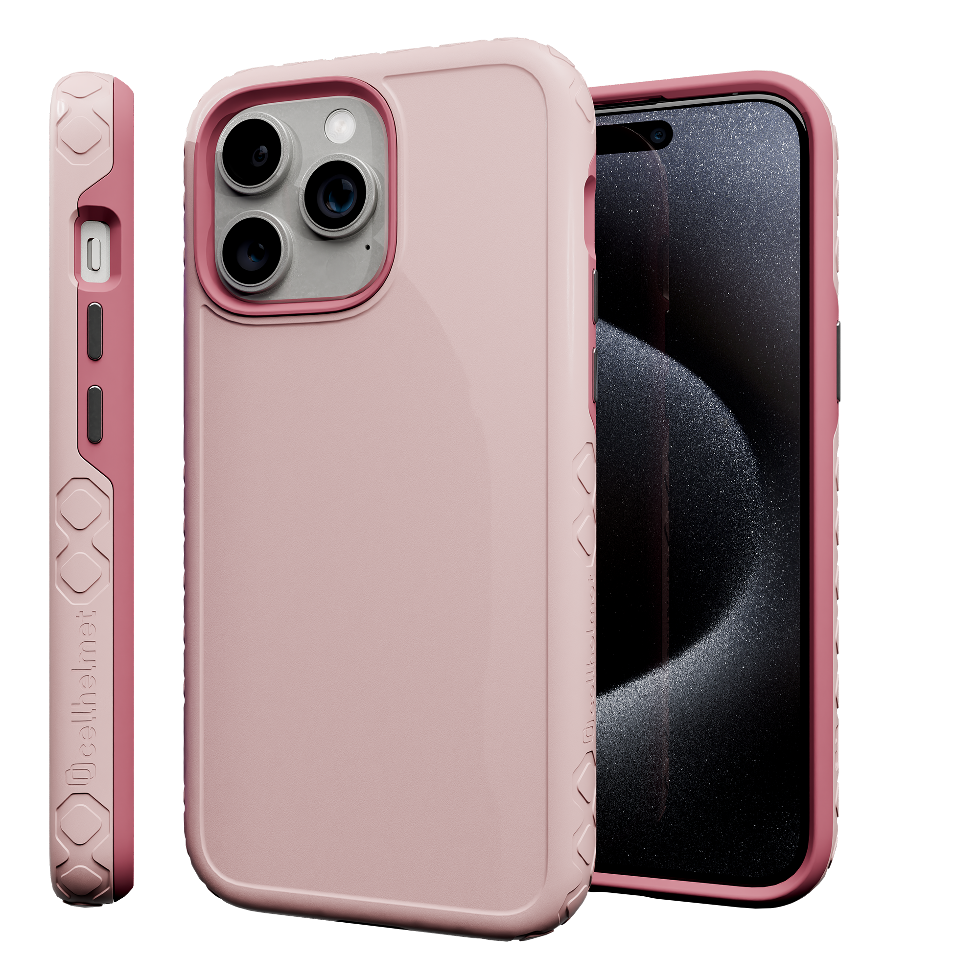Dual Layer Case for Apple iPhone 13 Pro Max | Pink Magnolia | Fortitude Series