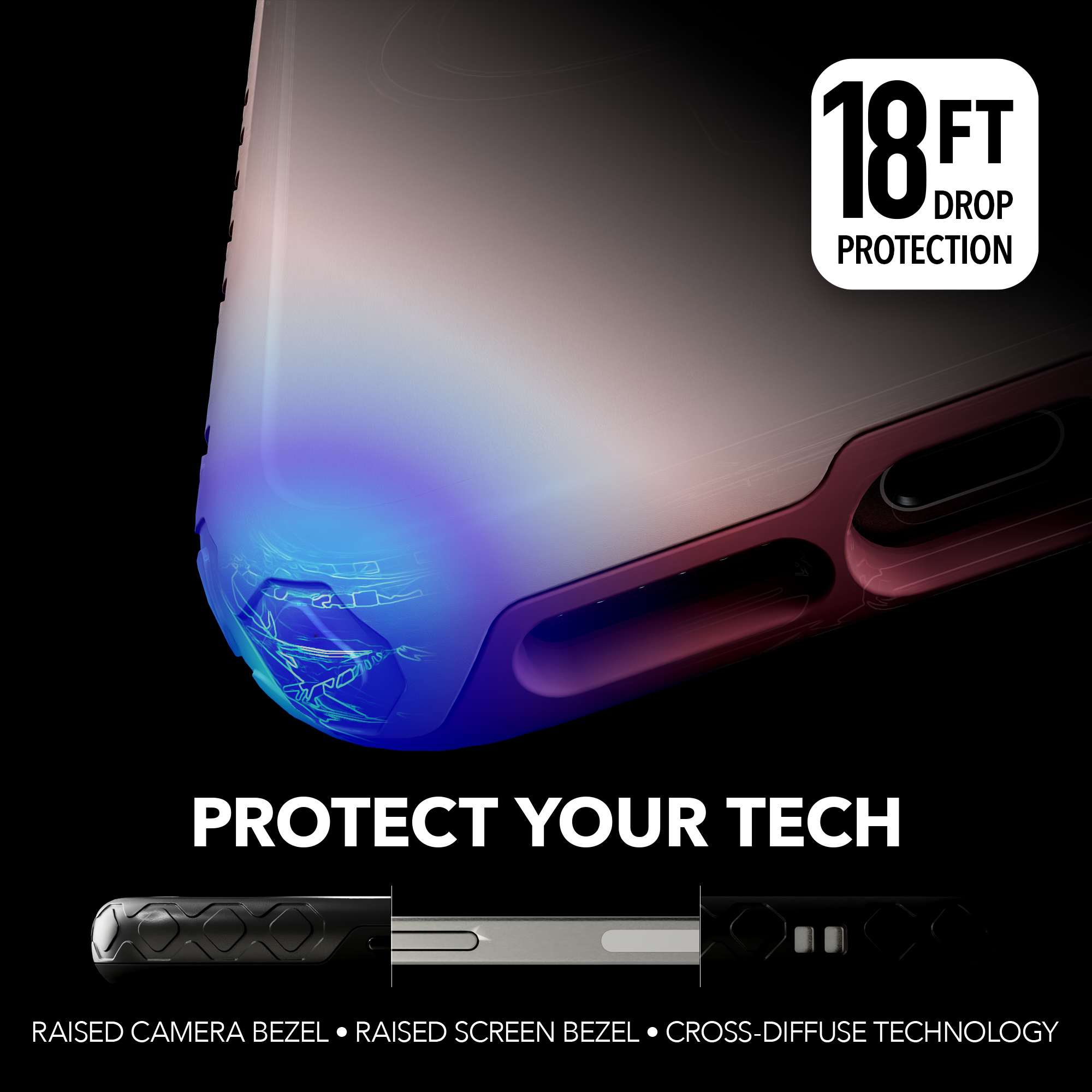 Dual Layer Case for Apple iPhone 13 Pro | Pink Magnolia | Fortitude Series