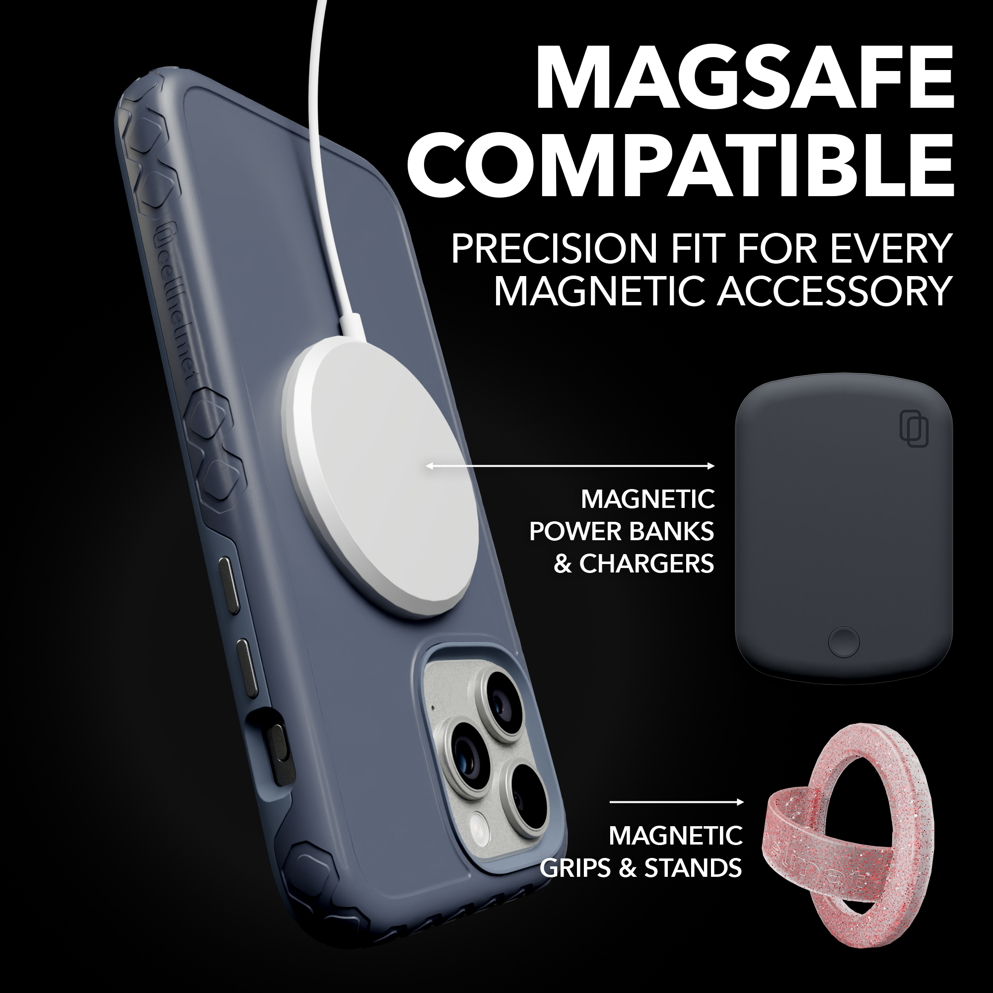 Dual Layer Case for Apple iPhone 13 Pro Max | Slate Blue | Fortitude Series Blue / Phone Case