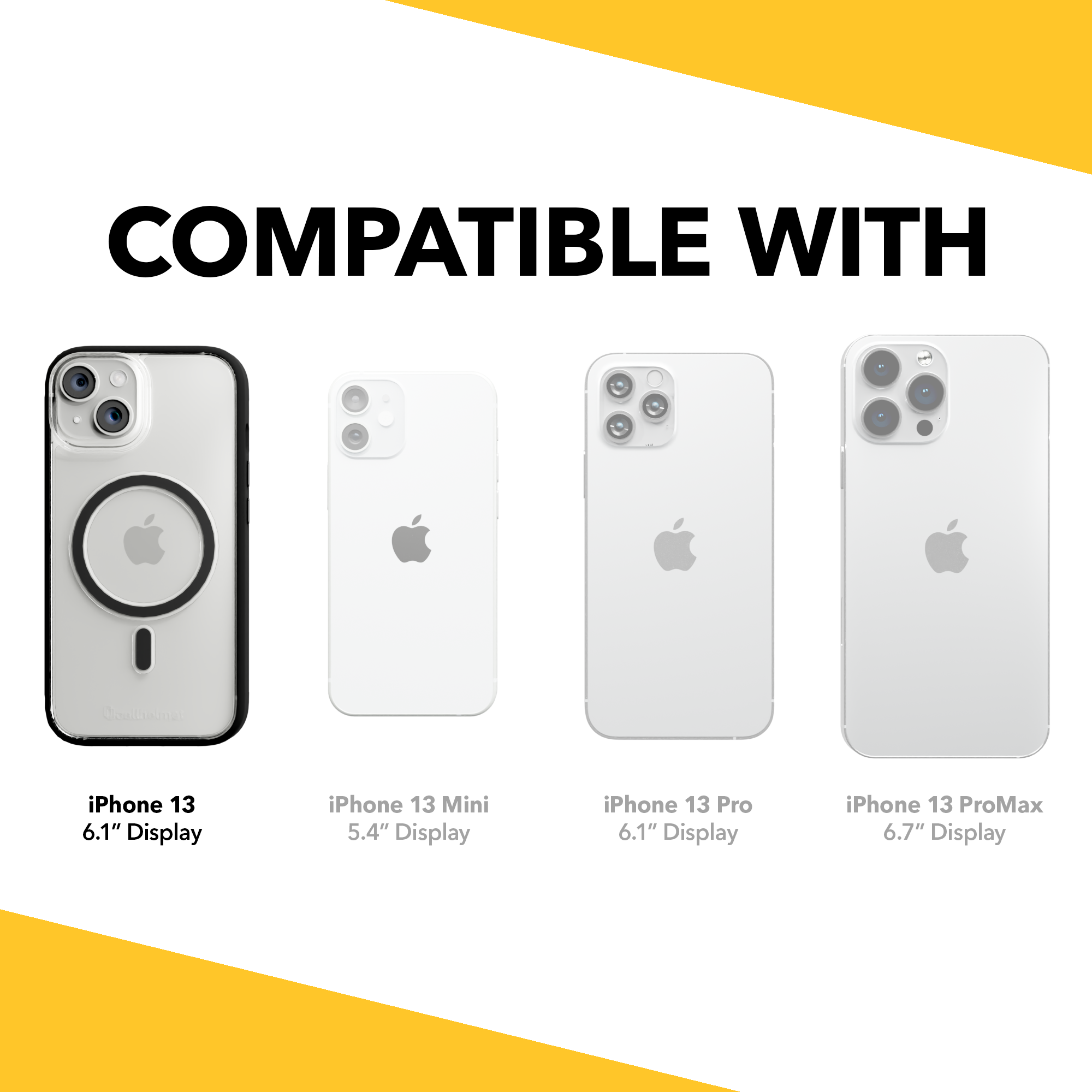 MagSafe® Case for Apple iPhone 13 | Crystal Clear | Magnitude Series Clear