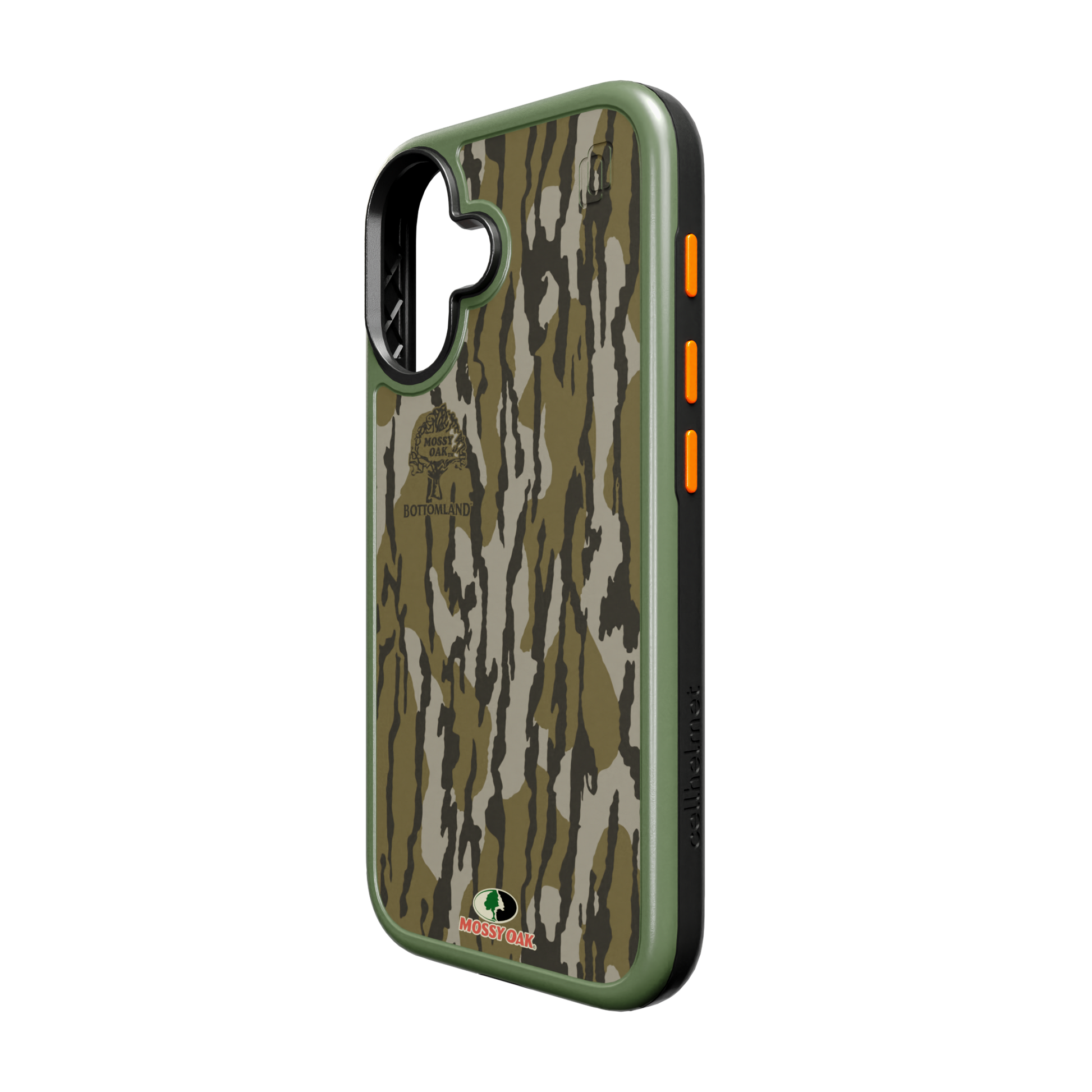 Shock-Absorbent MagSafe® Case for Apple iPhone 16 | Mossy Oak | Bottom Lands | Fortitude Series Bottom Lands