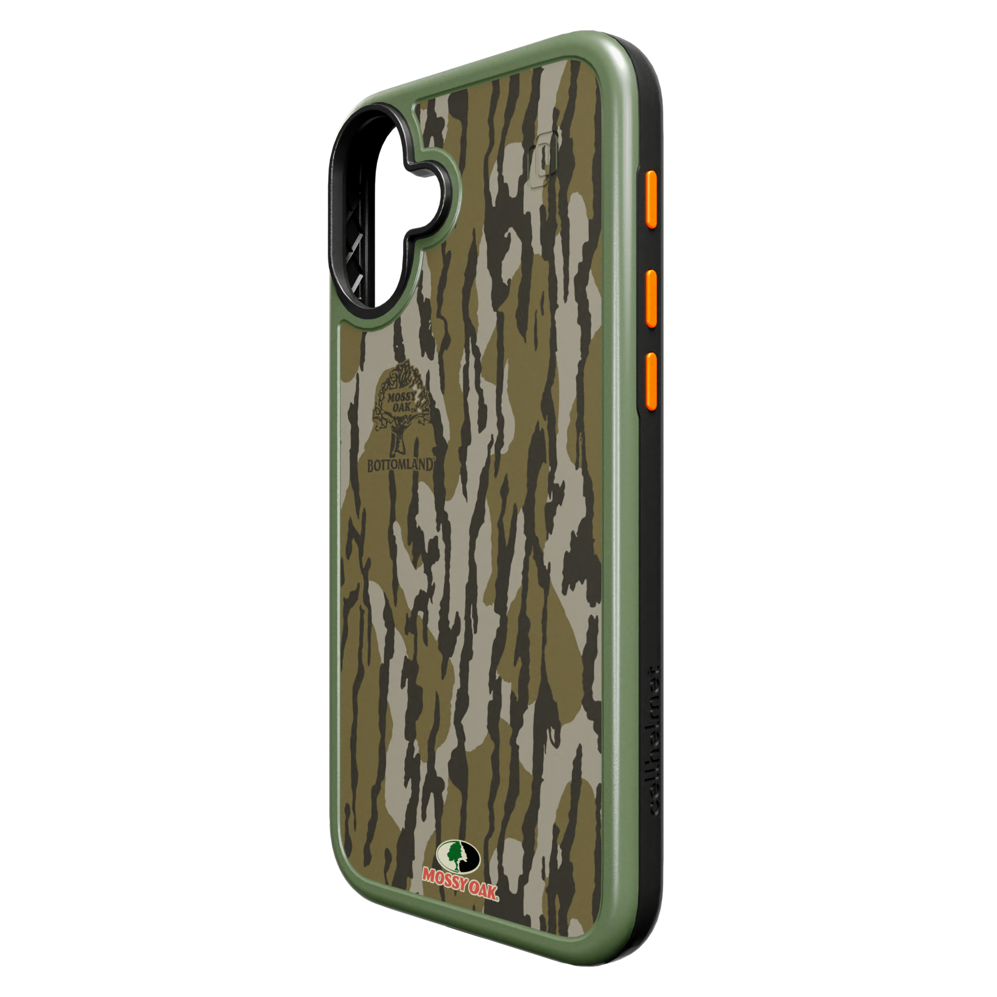 Shock-Absorbent MagSafe® Case for Apple iPhone 16 Plus | Mossy Oak | Bottom Lands | Fortitude Series Bottom Lands