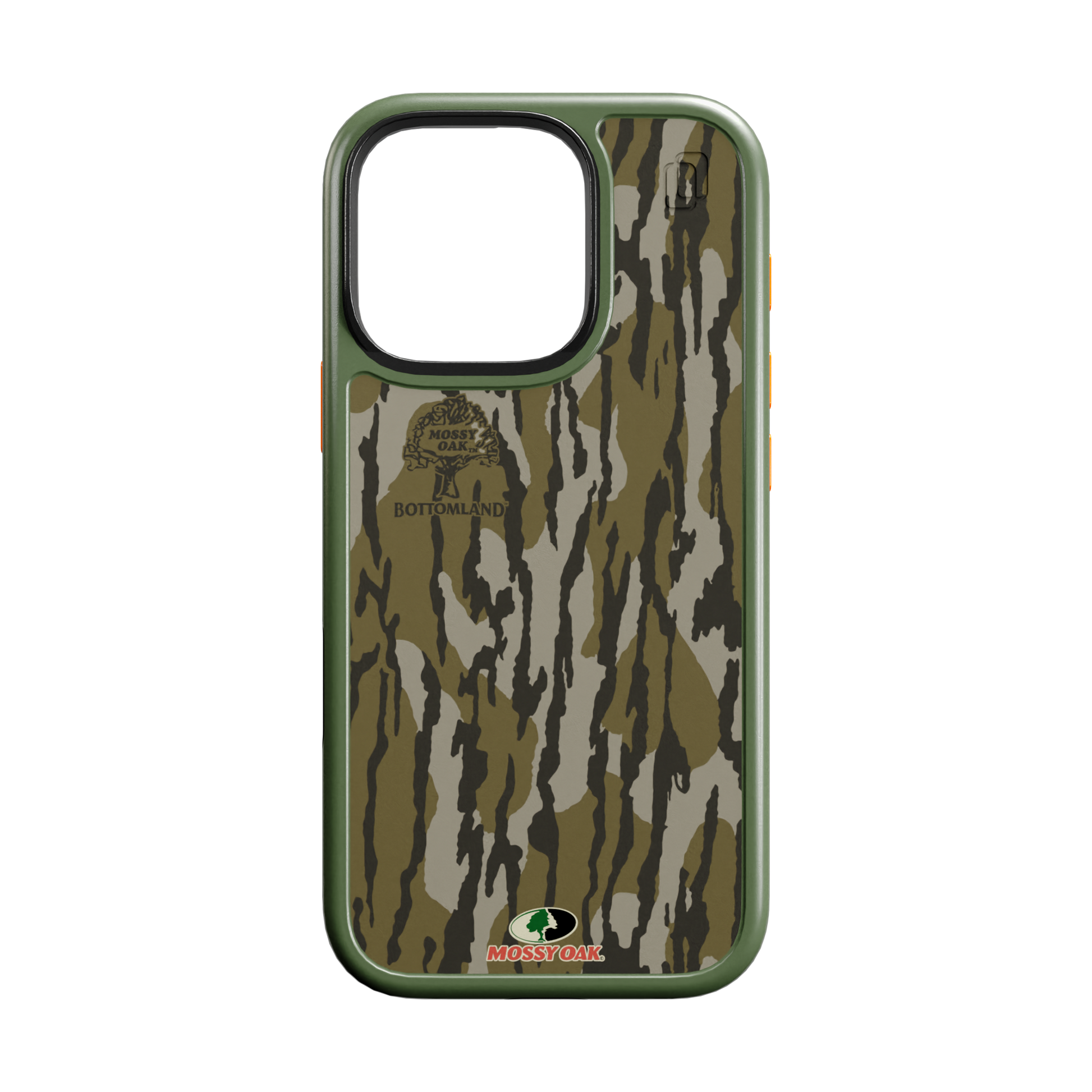 Shock-Absorbent MagSafe® Case for Apple iPhone 16 Pro | Mossy Oak | Bottom Lands | Fortitude Series Bottom Lands