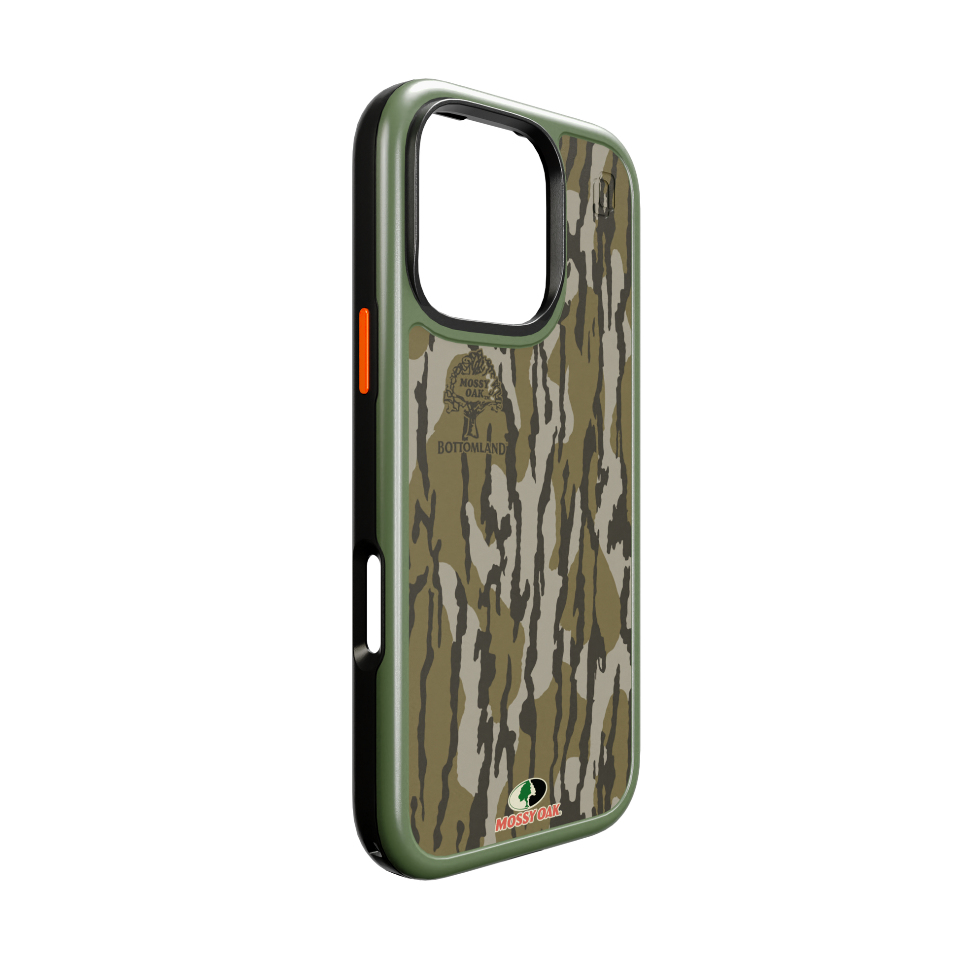 Shock-Absorbent MagSafe® Case for Apple iPhone 16 Pro | Mossy Oak | Bottom Lands | Fortitude Series Bottom Lands