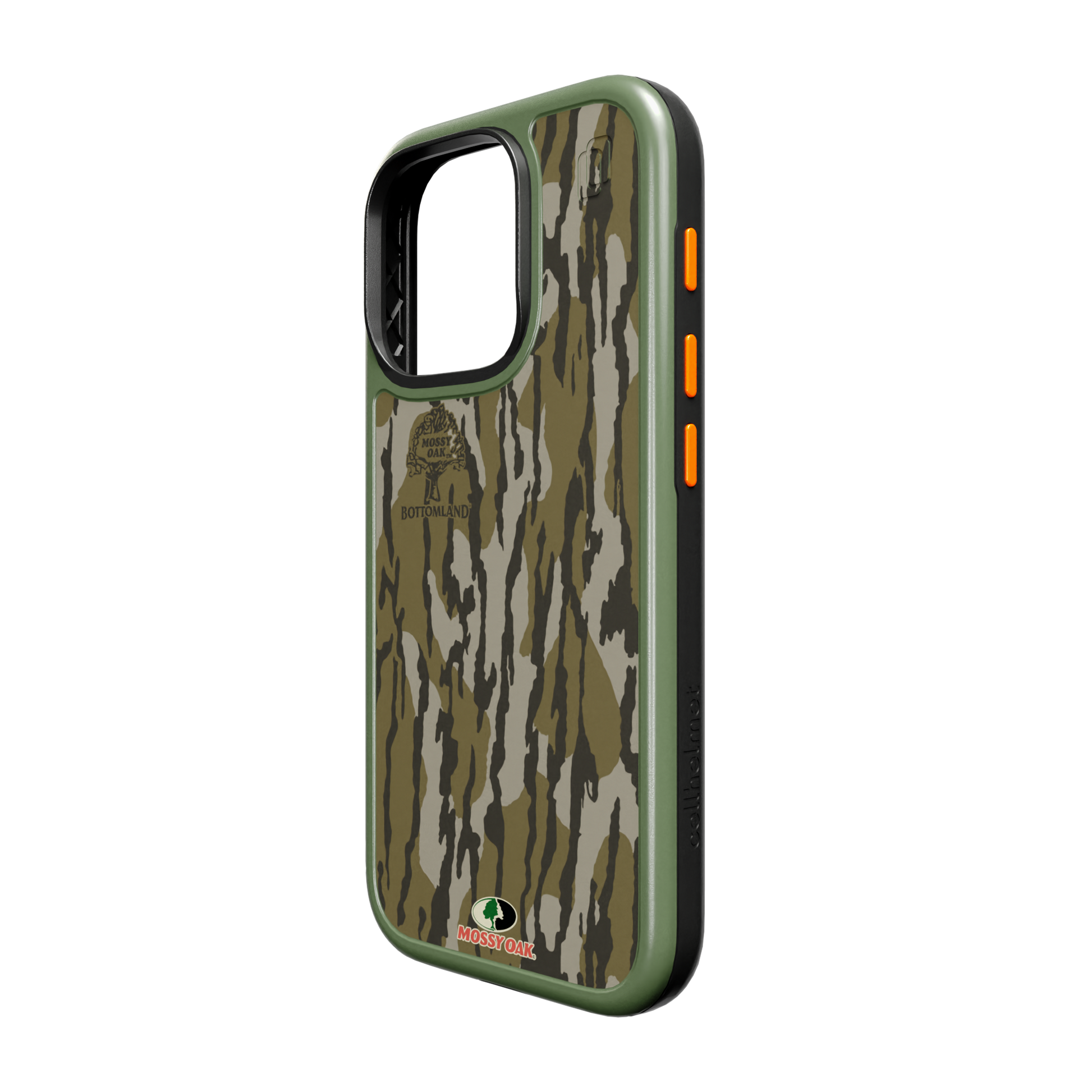 Shock-Absorbent MagSafe® Case for Apple iPhone 16 Pro | Mossy Oak | Bottom Lands | Fortitude Series Bottom Lands