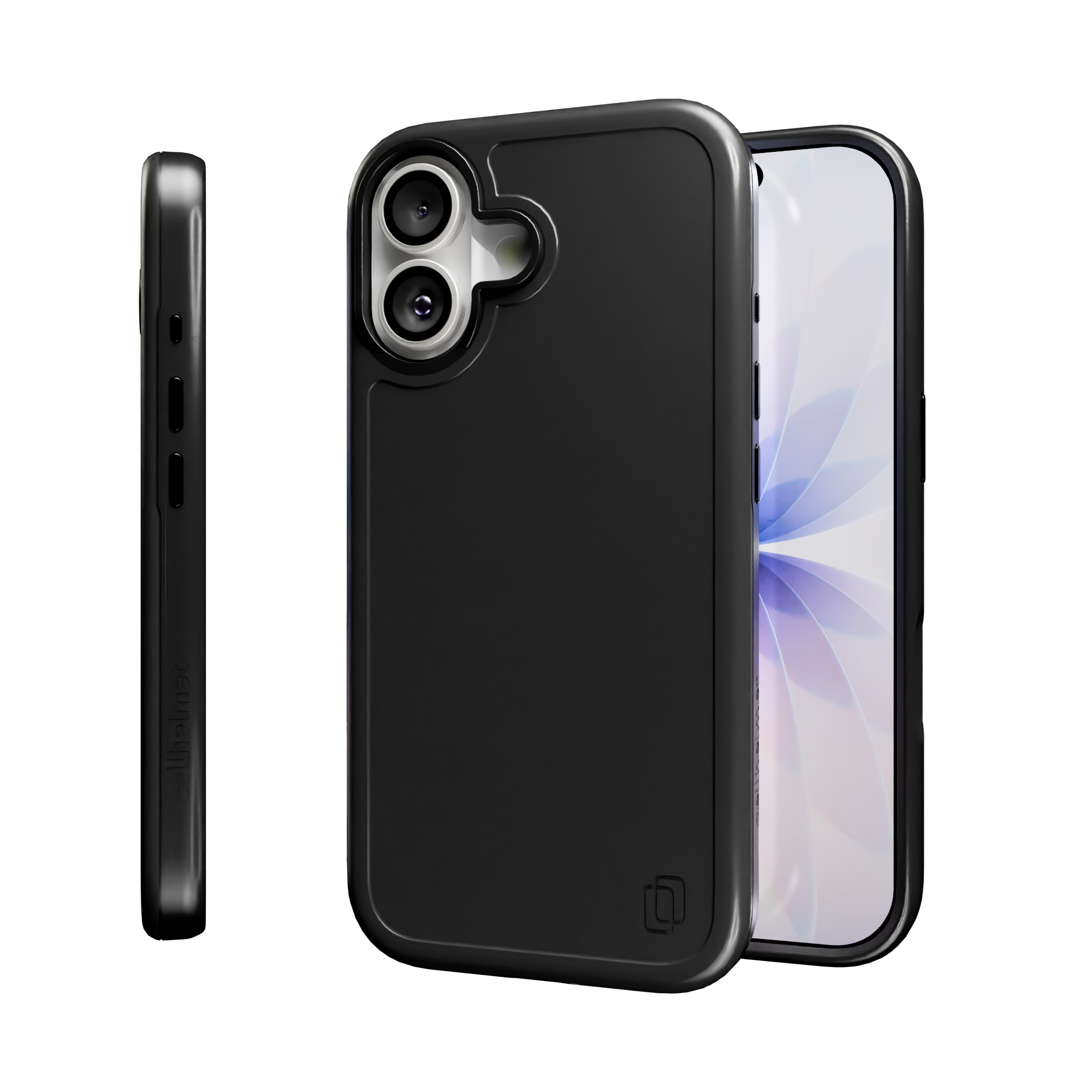 Shock-Absorbent MagSafe® Case for Apple iPhone 17 in Black | Fortitude Series None / None / Black