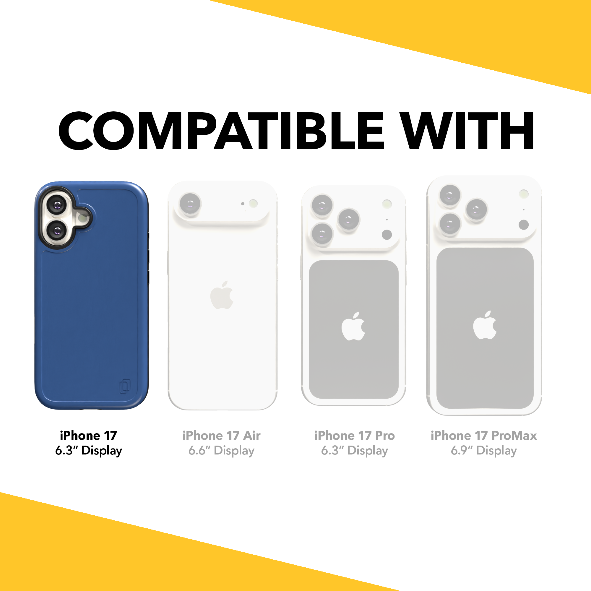 Shock-Absorbent MagSafe® Case for Apple iPhone 17 in Bermuda Blue | Fortitude Series None / None / Bermuda Blue
