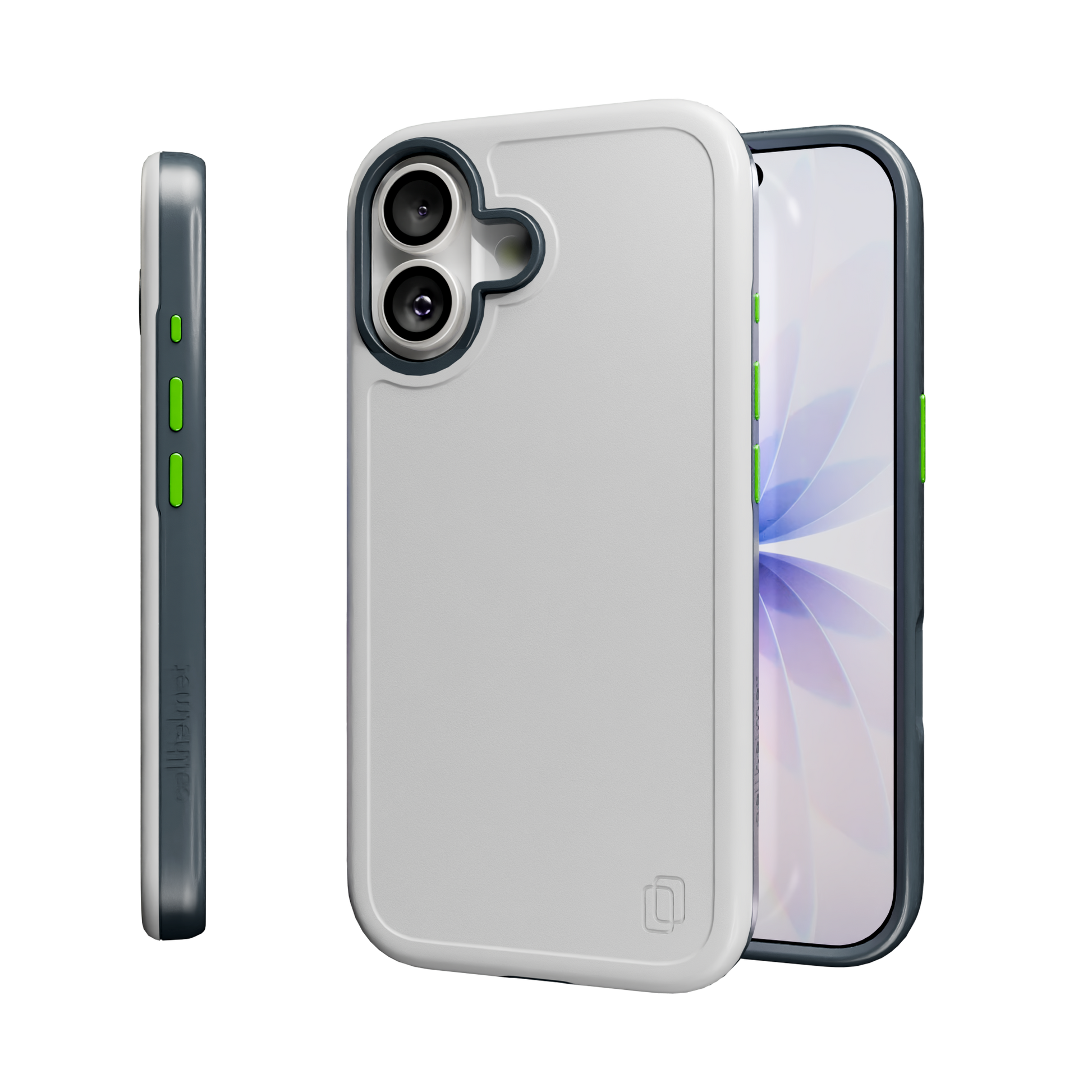 Shock-Absorbent MagSafe® Case for Apple iPhone 17 in Hyper Slate | Fortitude Series None / None / Hyper Slate