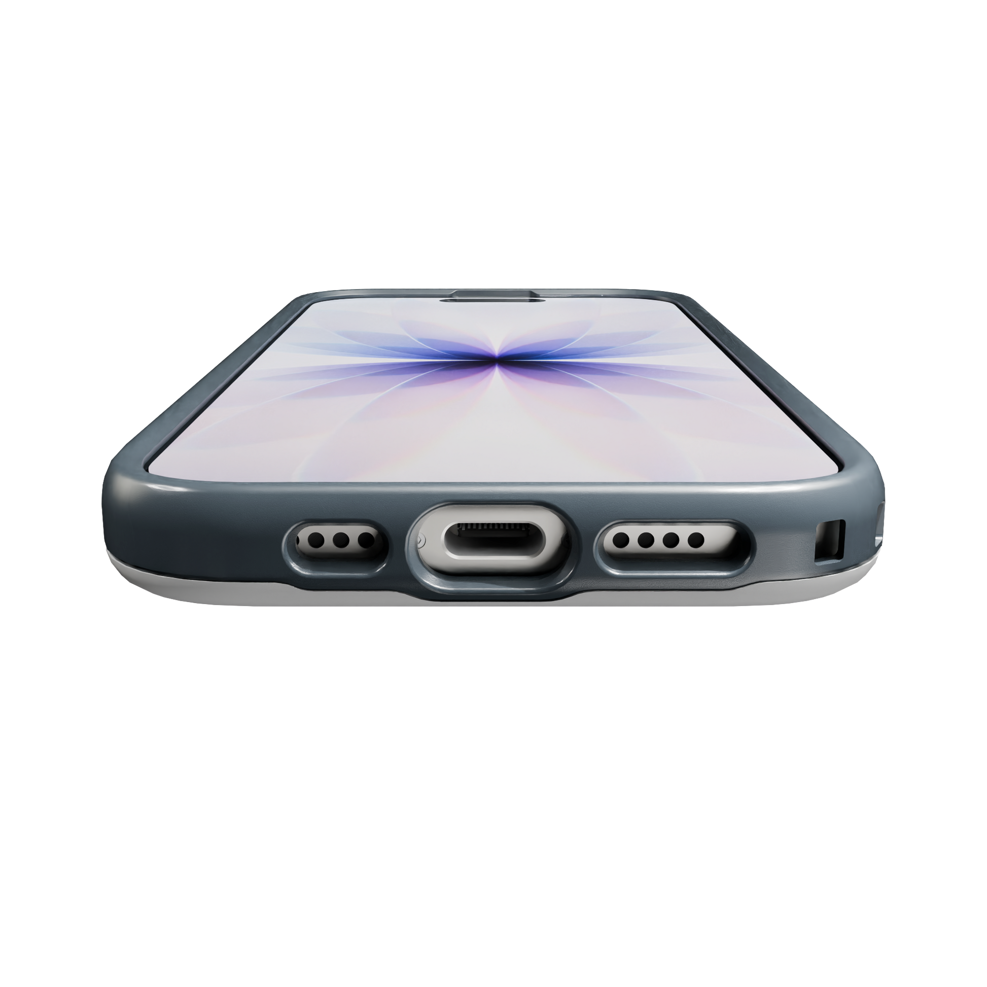 Shock-Absorbent MagSafe® Case for Apple iPhone 17 in Hyper Slate | Fortitude Series None / None / Hyper Slate