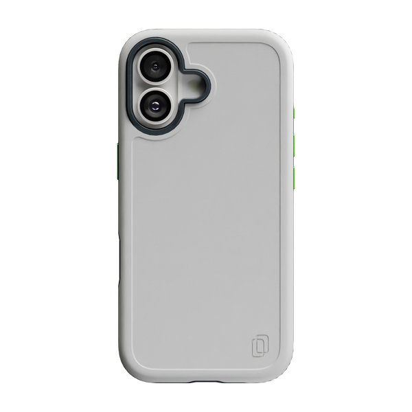iPhone - Jiff99 iPhone 17 Shockproof Case, Slate & Neon Green