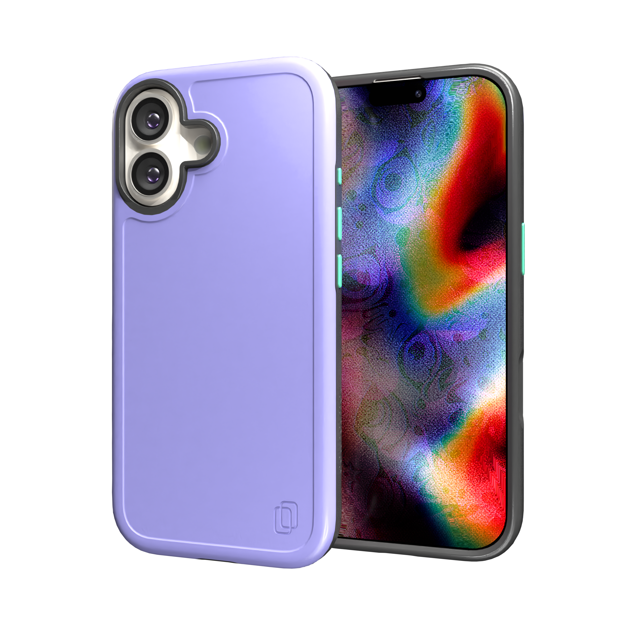 Shock-Absorbent MagSafe® Case for Apple iPhone 17 in Coastal Lilac | Fortitude Series None / None / Coastal Lilac