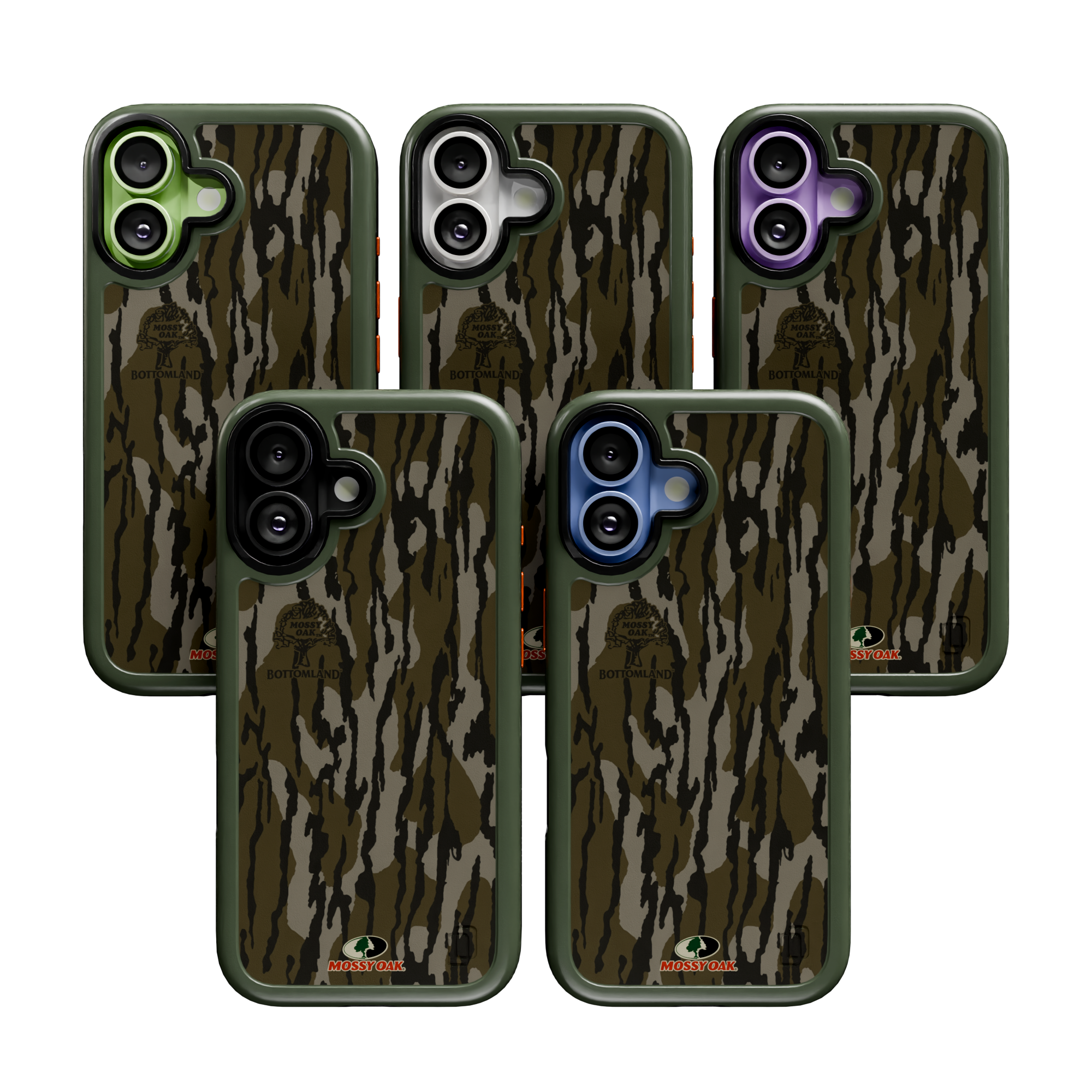 Shock-Absorbent MagSafe® Case for Apple iPhone 17 in Mossy Oak Bottomland Camo | Fortitude Series