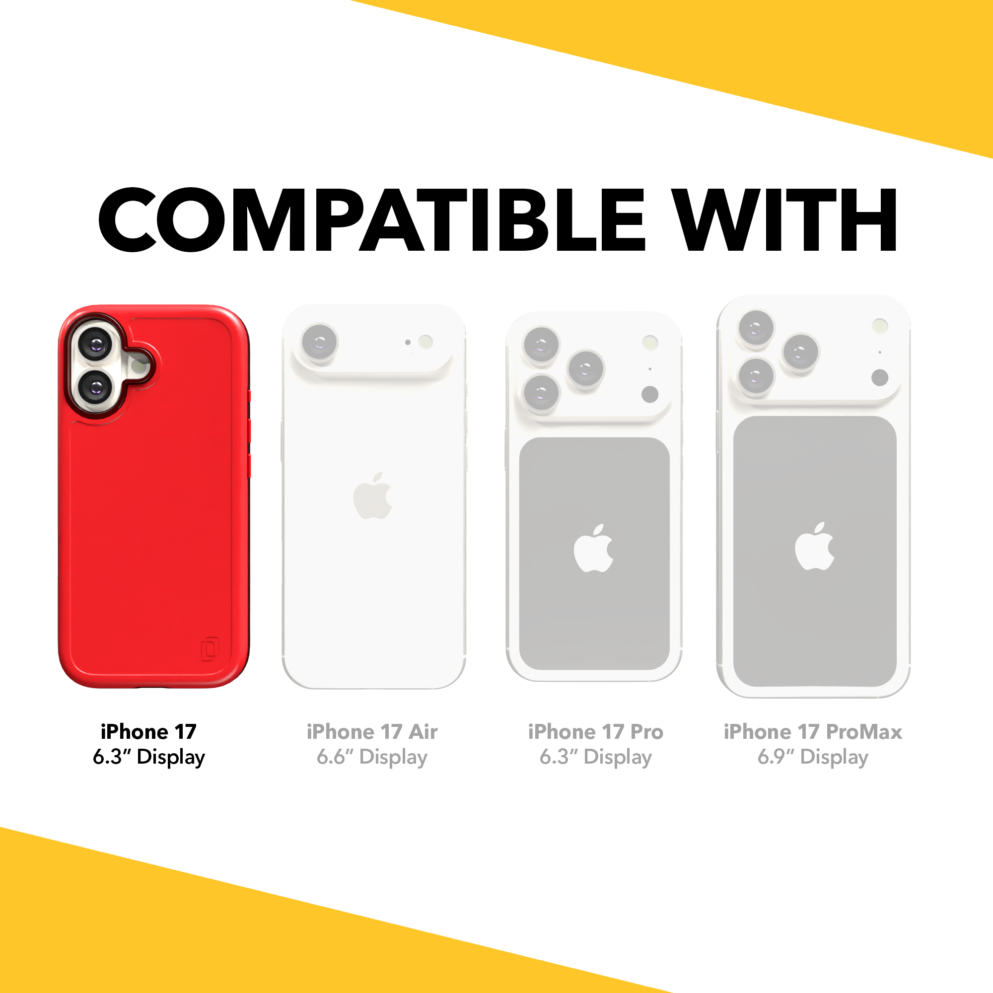 Shock-Absorbent MagSafe® Case for Apple iPhone 17 in Chili Pepper | Fortitude Series None / None / Chili Pepper