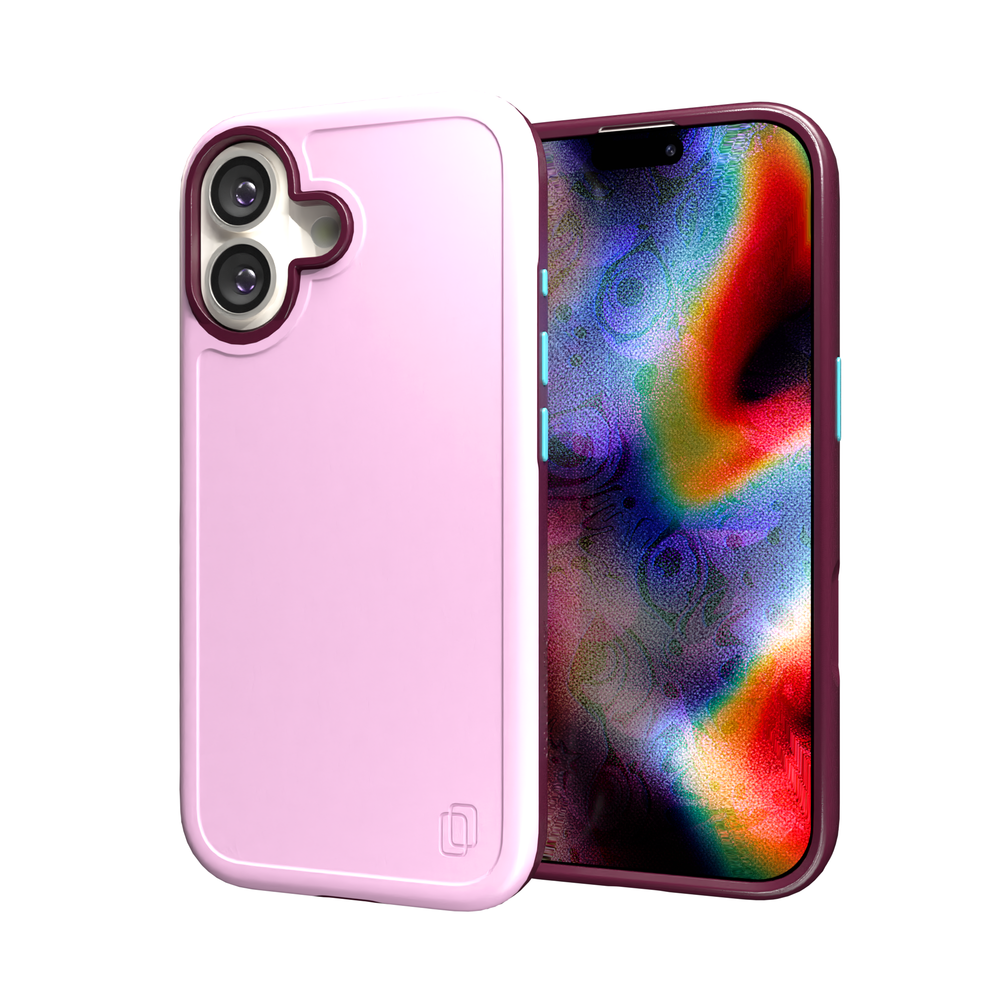 Shock-Absorbent MagSafe® Case for Apple iPhone 17 in Rose Quartz | Fortitude Series None / None / Rose Quartz