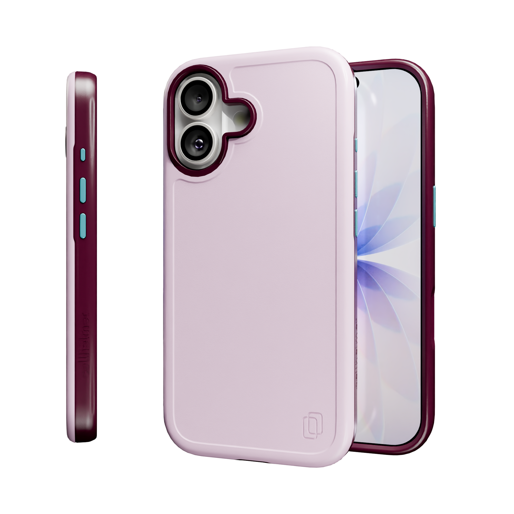 Shock-Absorbent MagSafe® Case for Apple iPhone 17 in Rose Quartz | Fortitude Series None / None / Rose Quartz