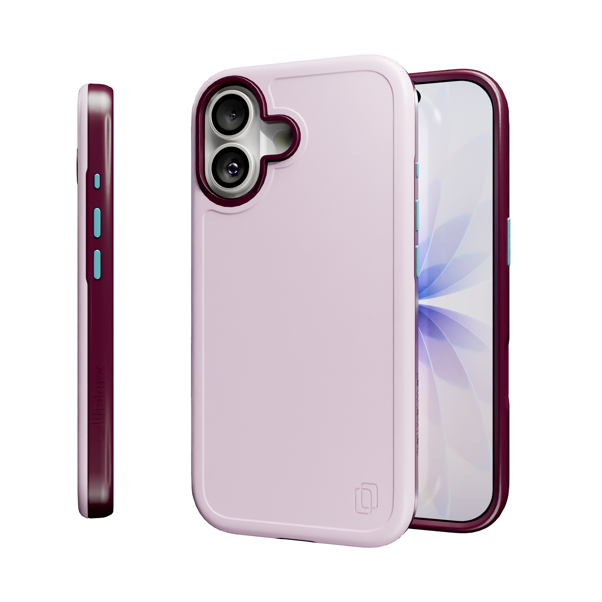 Shock-Absorbent MagSafe® Case for Apple iPhone 17 in Rose Quartz | Fortitude Series None / None / Rose Quartz