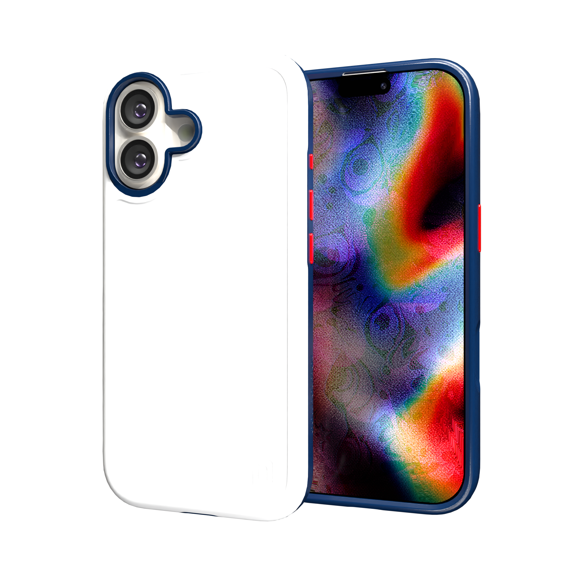 Shock-Absorbent MagSafe® Case for Apple iPhone 17 in Red, White & Blue | Fortitude Series None / None / Americana
