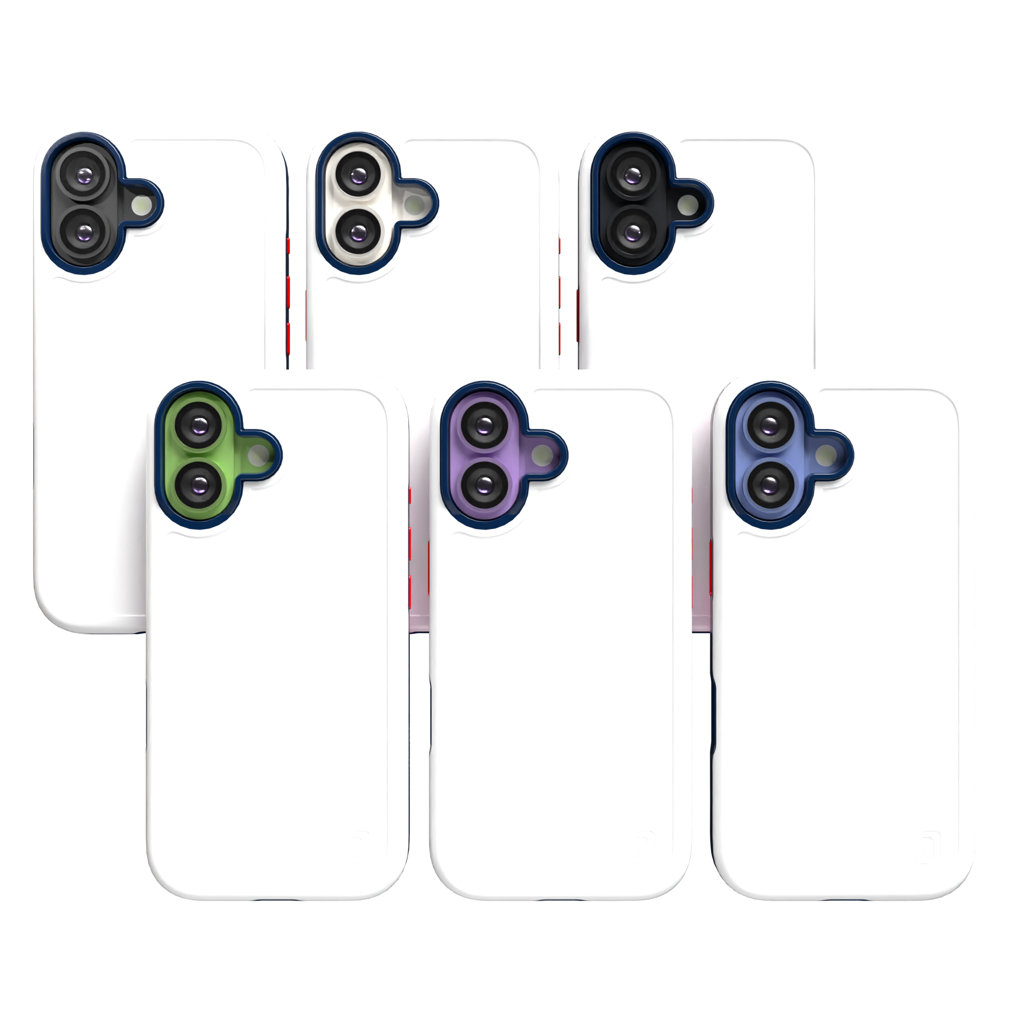 Shock-Absorbent MagSafe® Case for Apple iPhone 17 in Red, White & Blue | Fortitude Series None / None / Americana