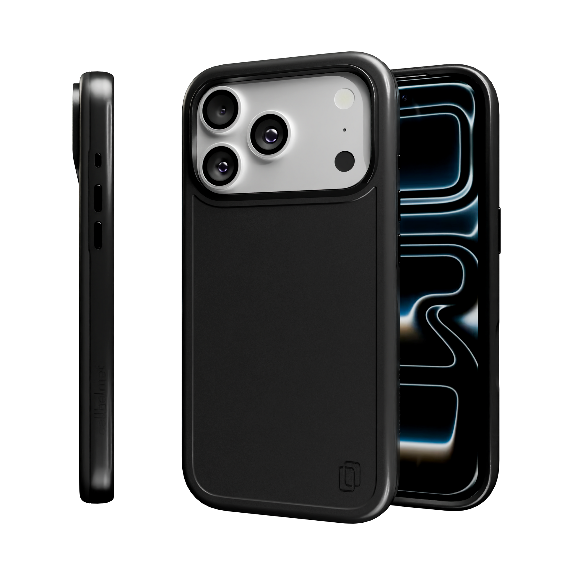 Shock-Absorbent MagSafe® Case for Apple iPhone 17 Pro in Black | Fortitude Series None / None / Black