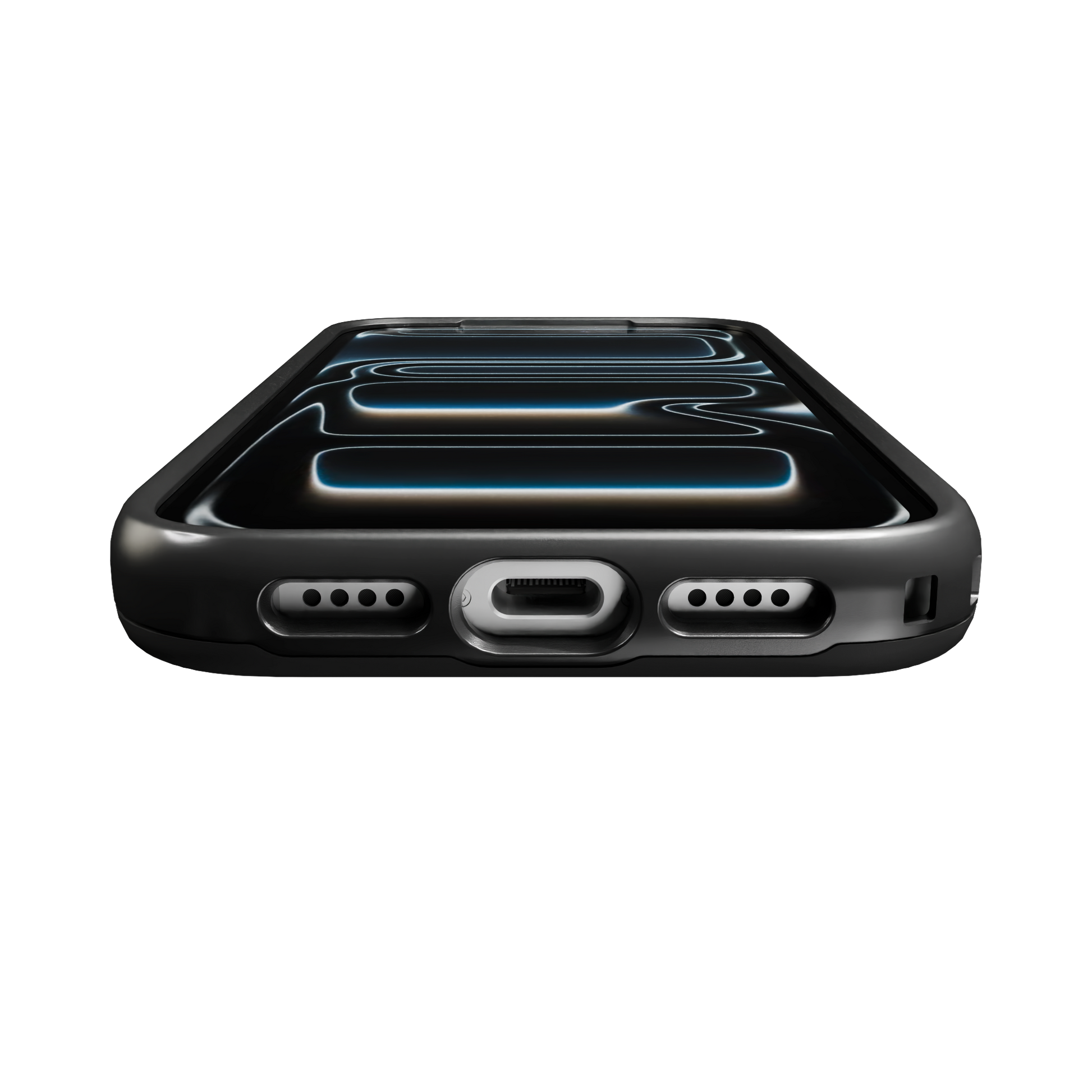 Shock-Absorbent MagSafe® Case for Apple iPhone 17 Pro in Black | Fortitude Series None / None / Black