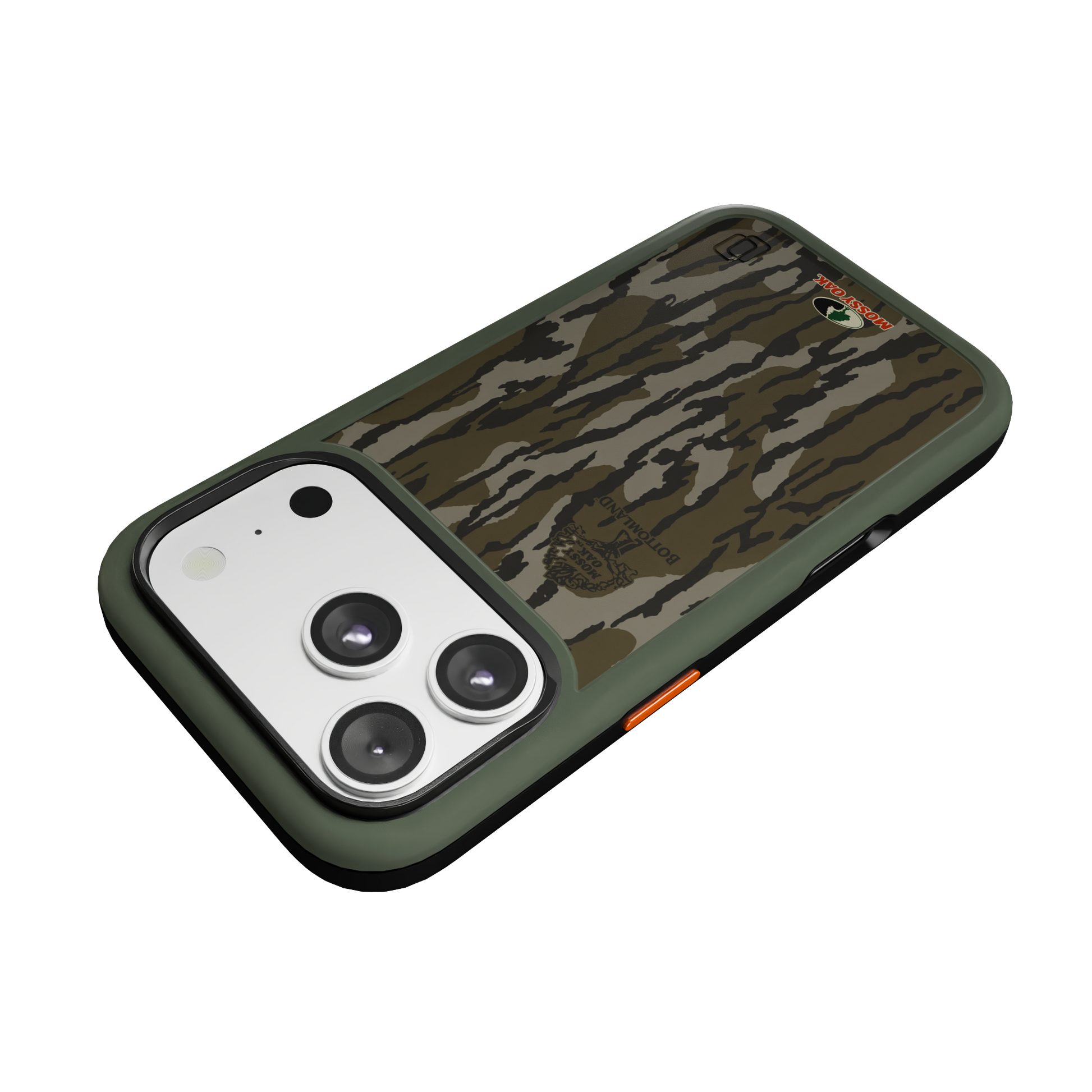 Shock-Absorbent MagSafe® Case for Apple iPhone 17 Pro in Mossy Oak Bottomland Camo | Fortitude Series None / None / Bottomland