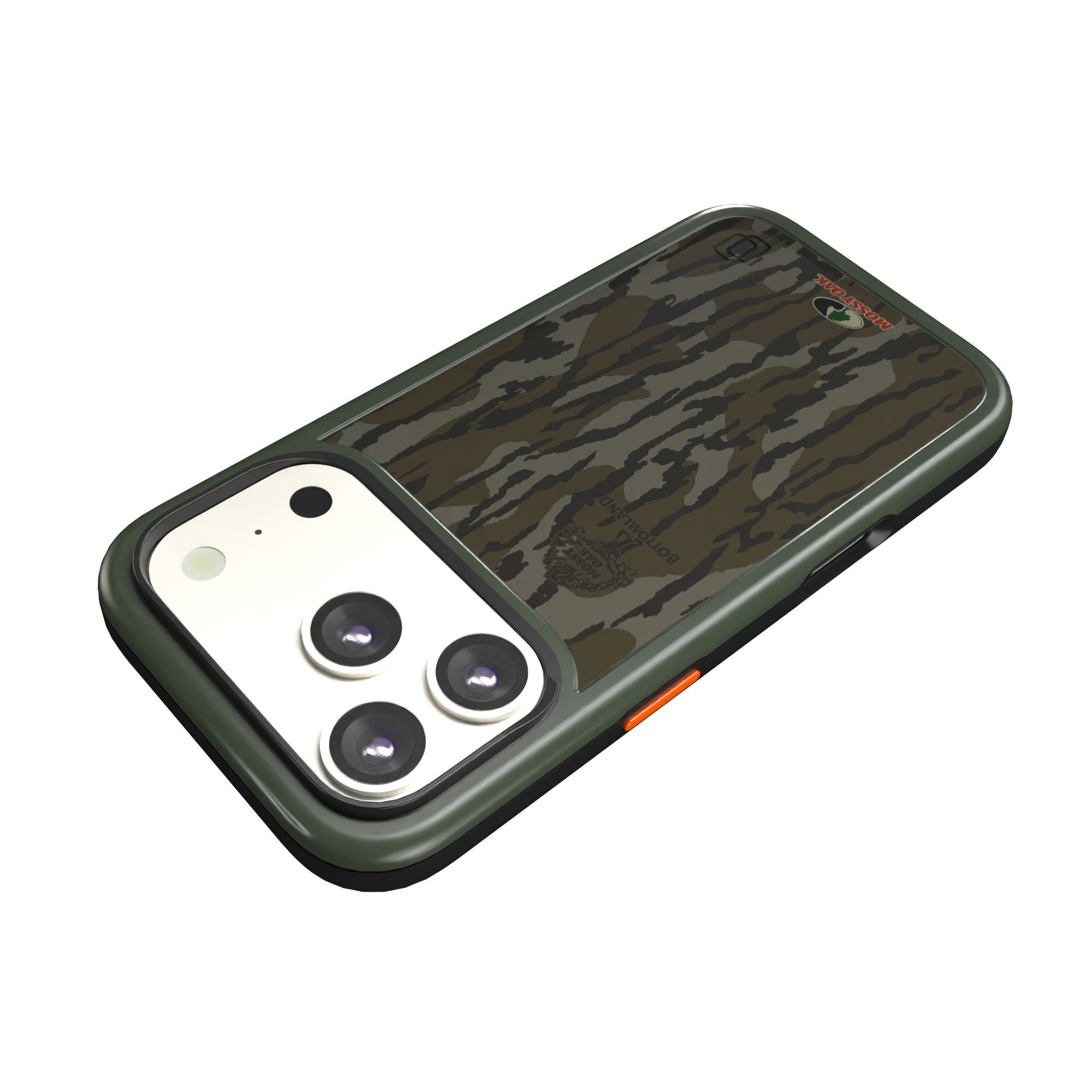 Shock-Absorbent MagSafe® Case for Apple iPhone 17 Pro in Mossy Oak Bottomland Camo | Fortitude Series None / None / Bottomlands
