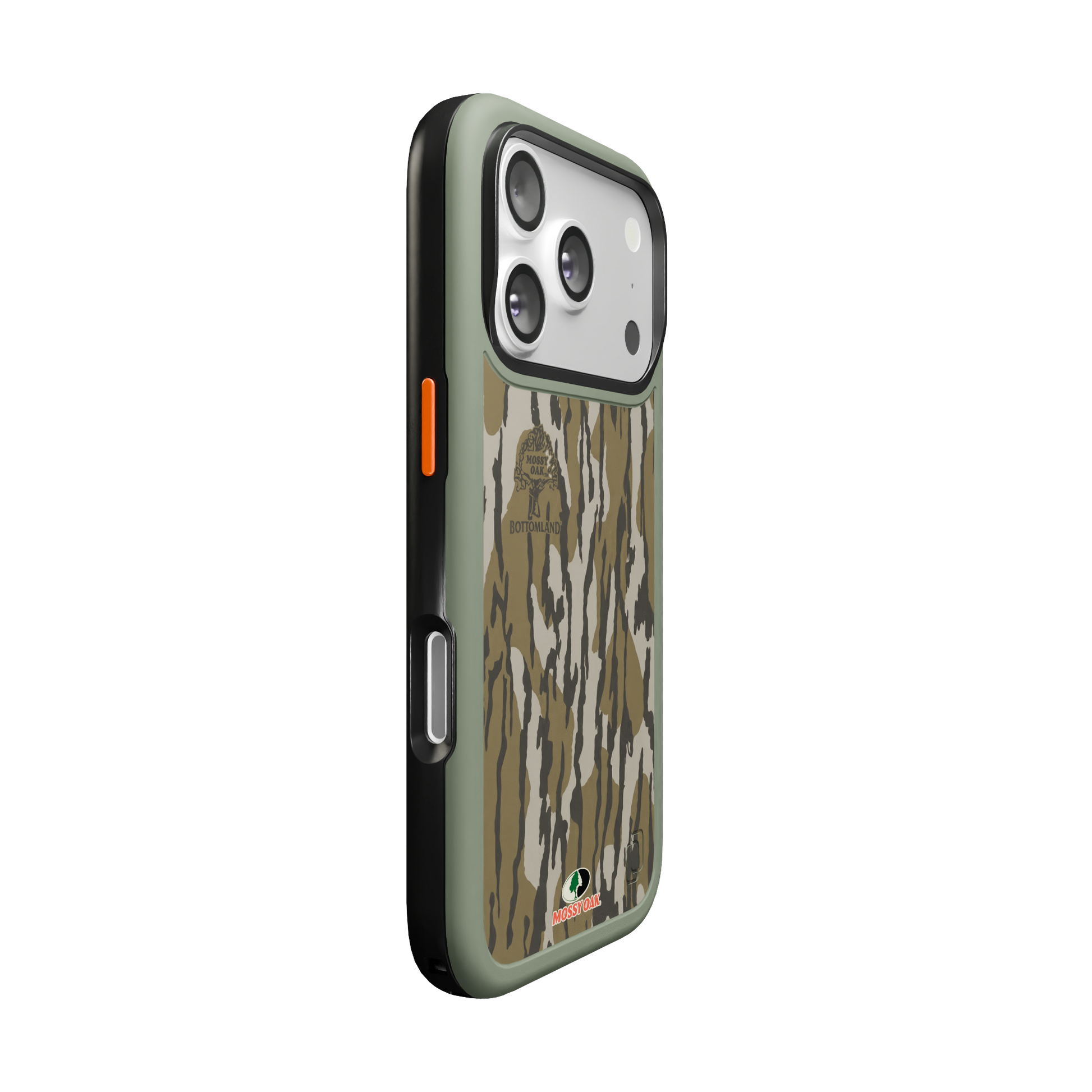 Shock-Absorbent MagSafe® Case for Apple iPhone 17 Pro in Mossy Oak Bottomland Camo | Fortitude Series None / None / Bottomland