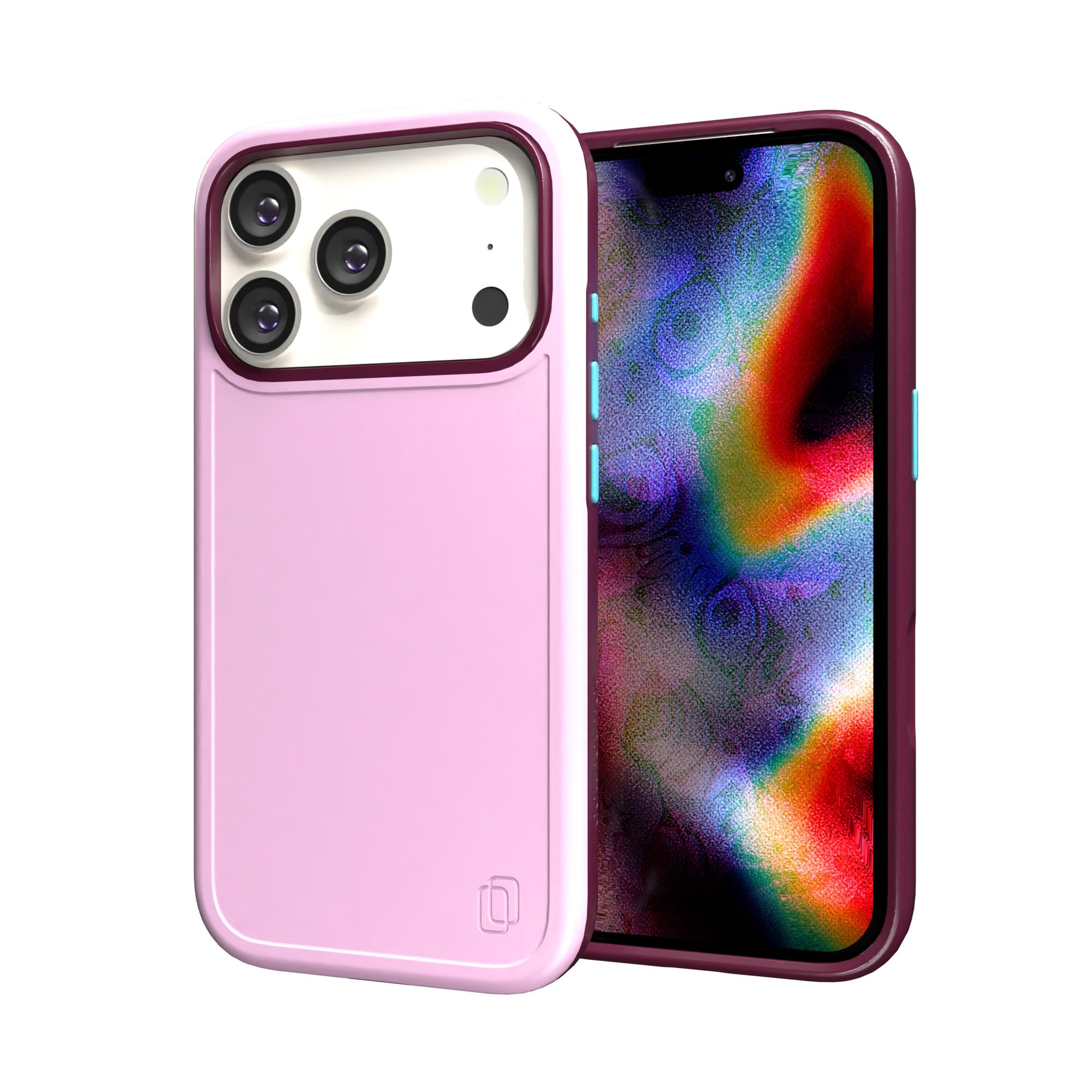 Shock-Absorbent MagSafe® Case for Apple iPhone 17 Pro in Rose Quartz | Fortitude Series None / None / Rose Quartz