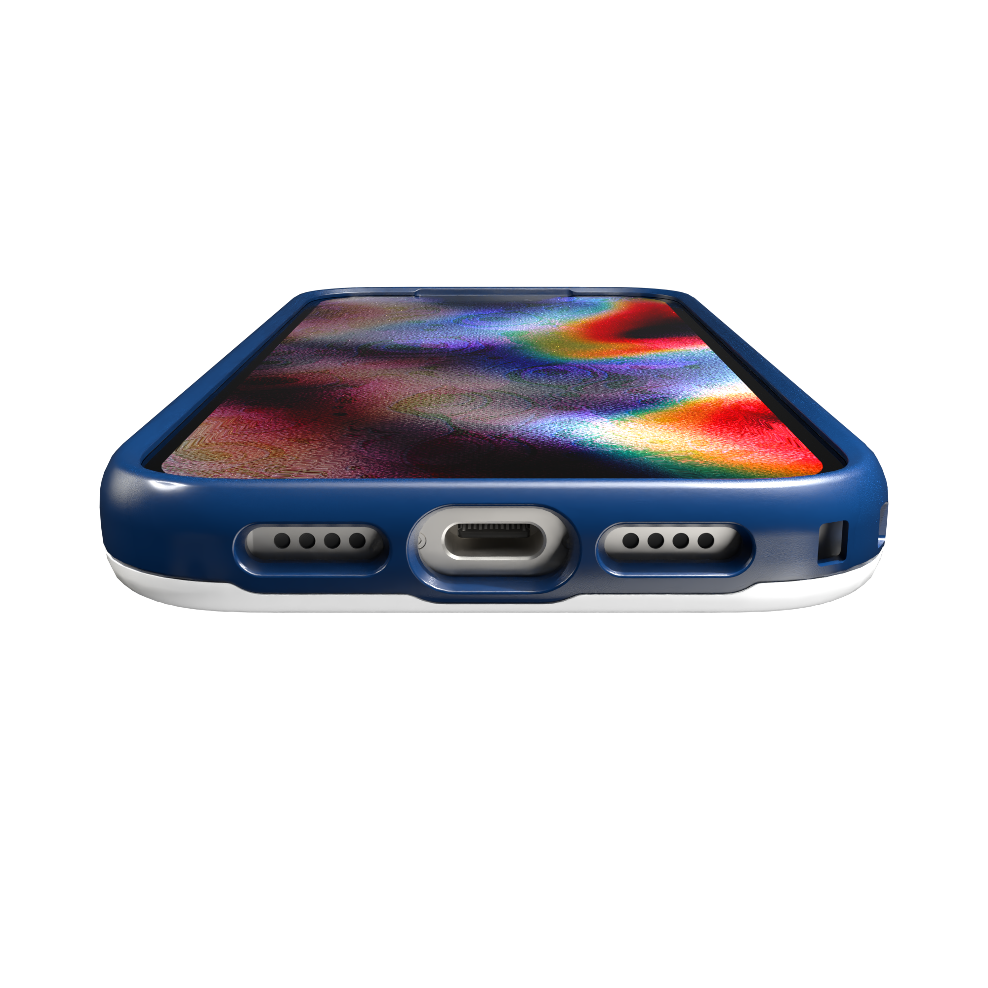 Shock-Absorbent MagSafe® Case for Apple iPhone 17 Pro in Red, White & Blue | Fortitude Series None / None / Americana