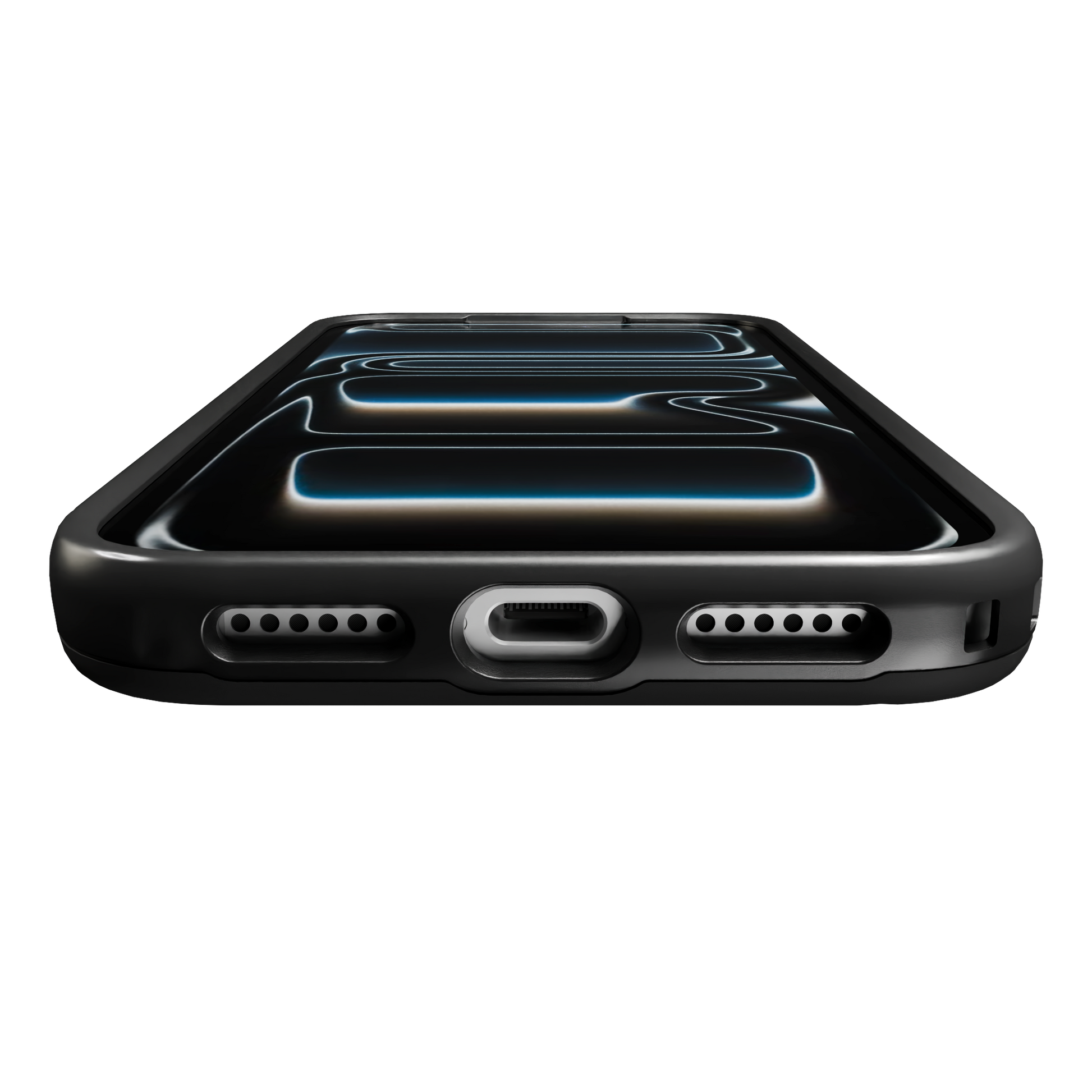 Shock-Absorbent MagSafe® Case for Apple iPhone 17 Pro Max in Black | Fortitude Series None / None / Black