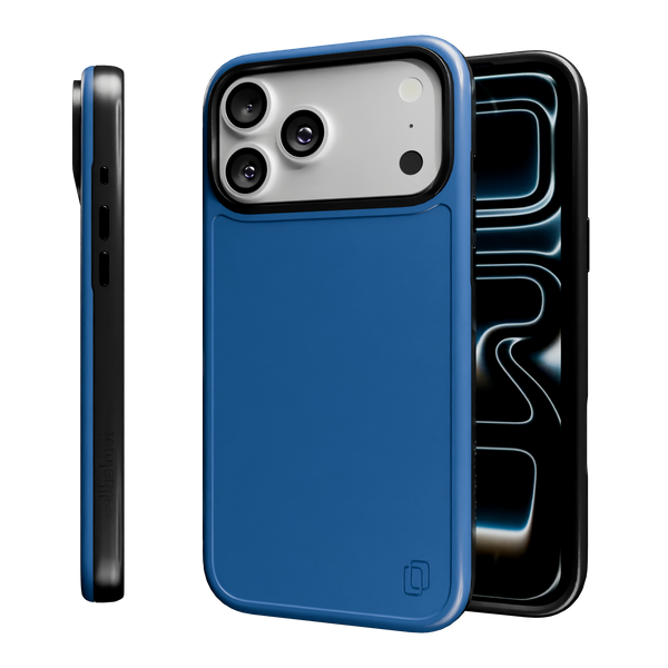 iPhone 17 Pro Max Shockproof Case, Bermuda Blue