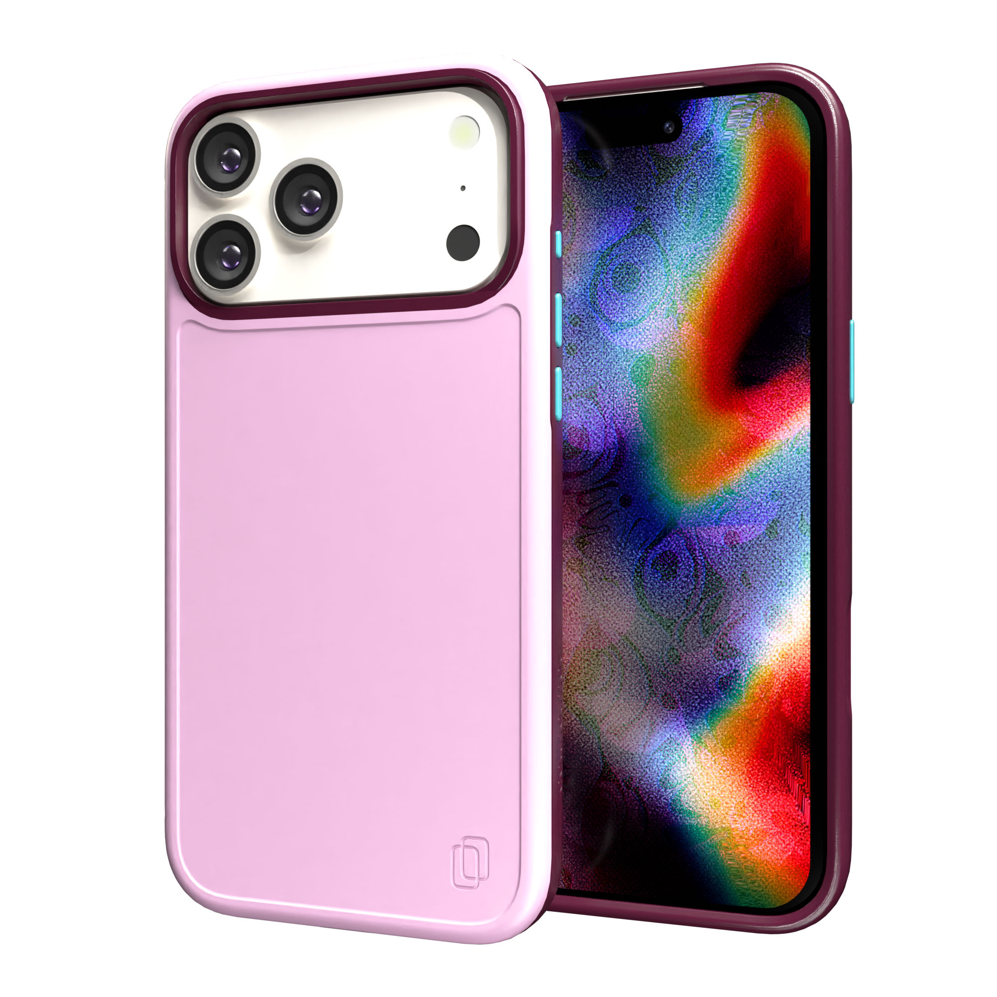 Shock-Absorbent MagSafe® Case for Apple iPhone 17 Pro Max in Rose Quartz | Fortitude Series None / None / Rose Quartz