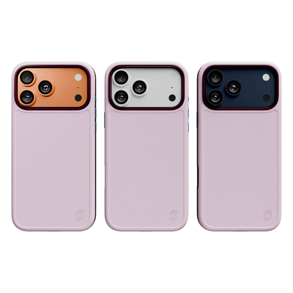 iPhone 17 Pro Max Shockproof Case, Pink & Burgundy