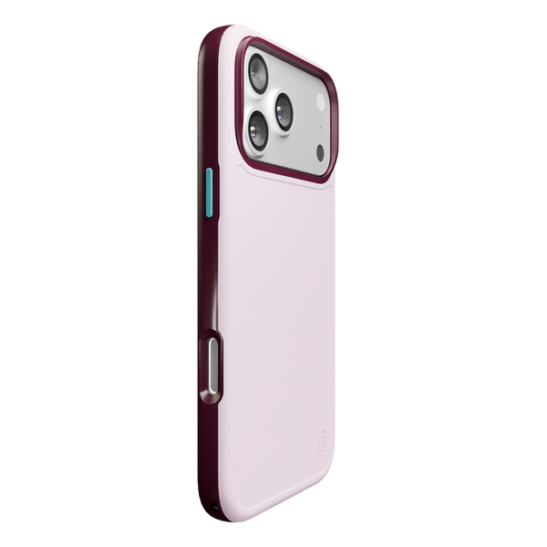 iPhone 17 Pro Max Shockproof Case, Pink & Burgundy
