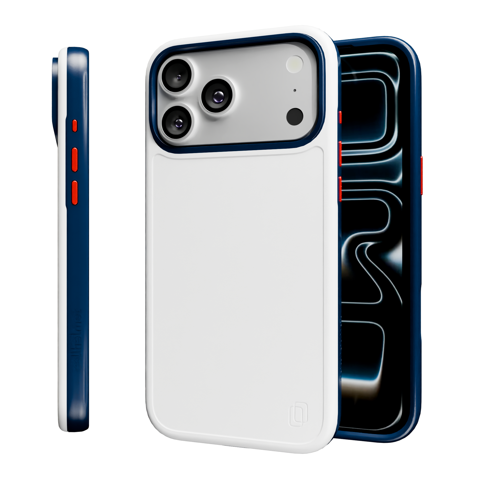 Shock-Absorbent MagSafe® Case for Apple iPhone 17 Pro Max in Red, White & Blue | Fortitude Series None / None / Americana