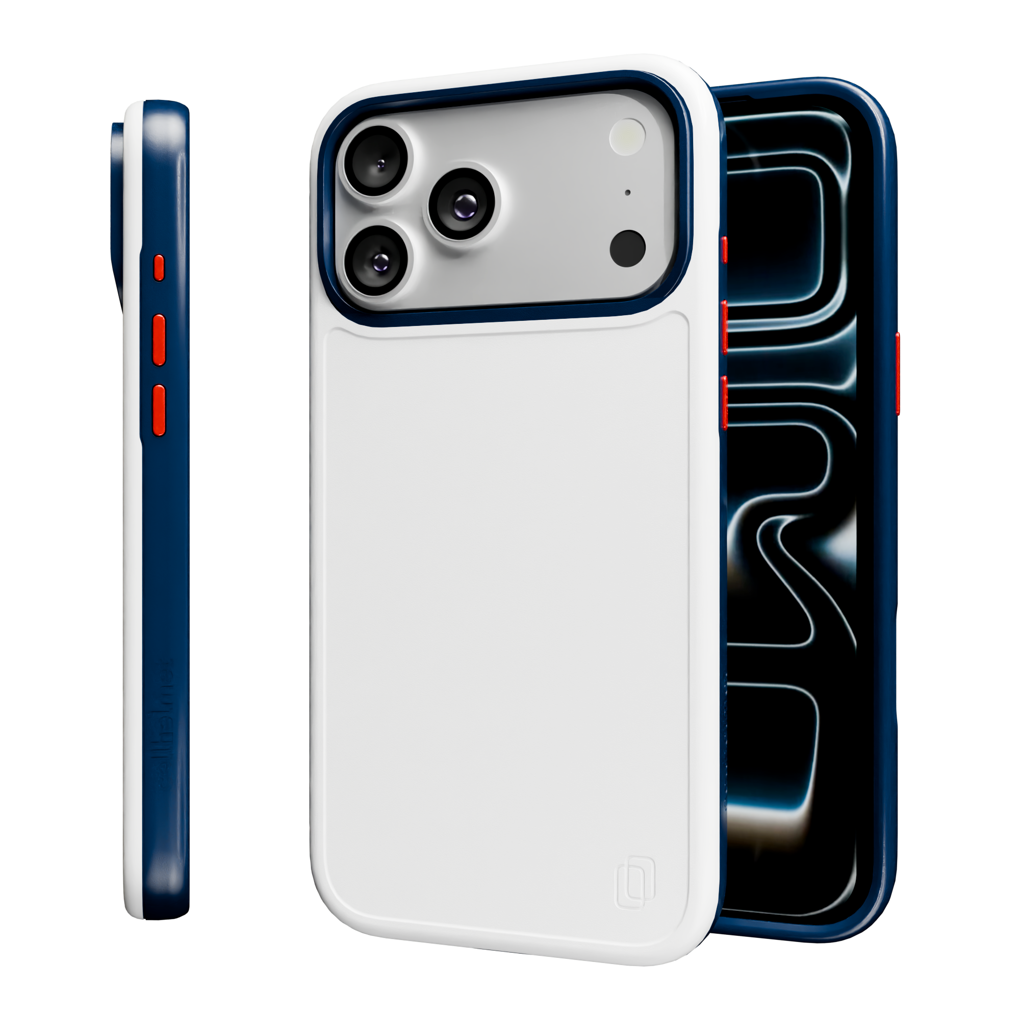 Shock-Absorbent MagSafe® Case for Apple iPhone 17 Pro Max in Red, White & Blue | Fortitude Series None / None / Americana