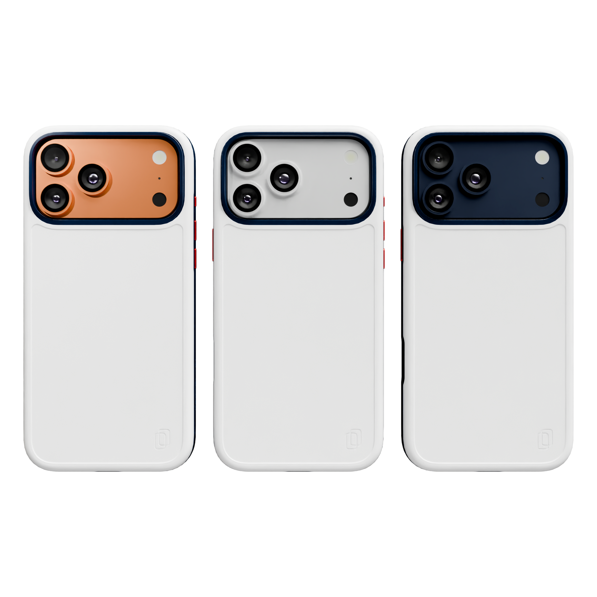 Shock-Absorbent MagSafe® Case for Apple iPhone 17 Pro Max in Red, White & Blue | Fortitude Series None / None / Americana