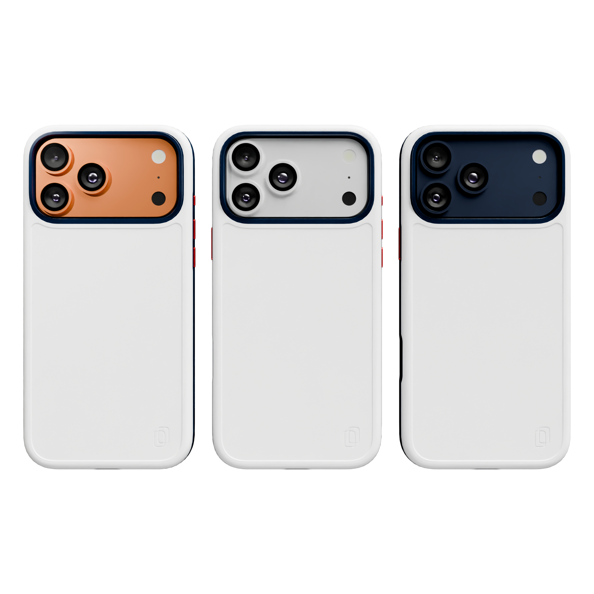 Shock-Absorbent MagSafe® Case for Apple iPhone 17 Pro in Red, White & Blue | Fortitude Series