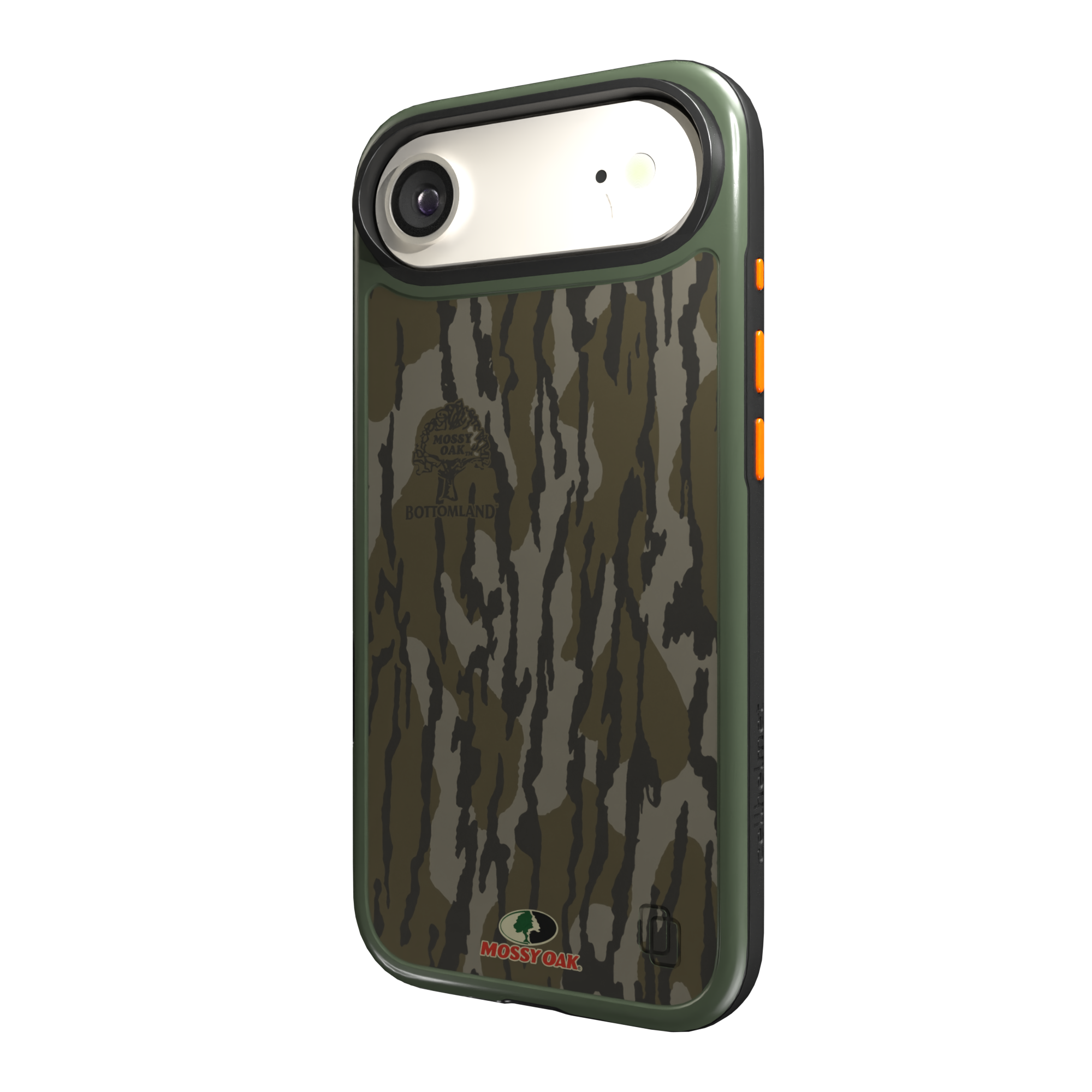 Shock-Absorbent MagSafe® Case for Apple iPhone 17 Air in Mossy Oak Bottomland Camo | Fortitude Series None / None / Bottomlands