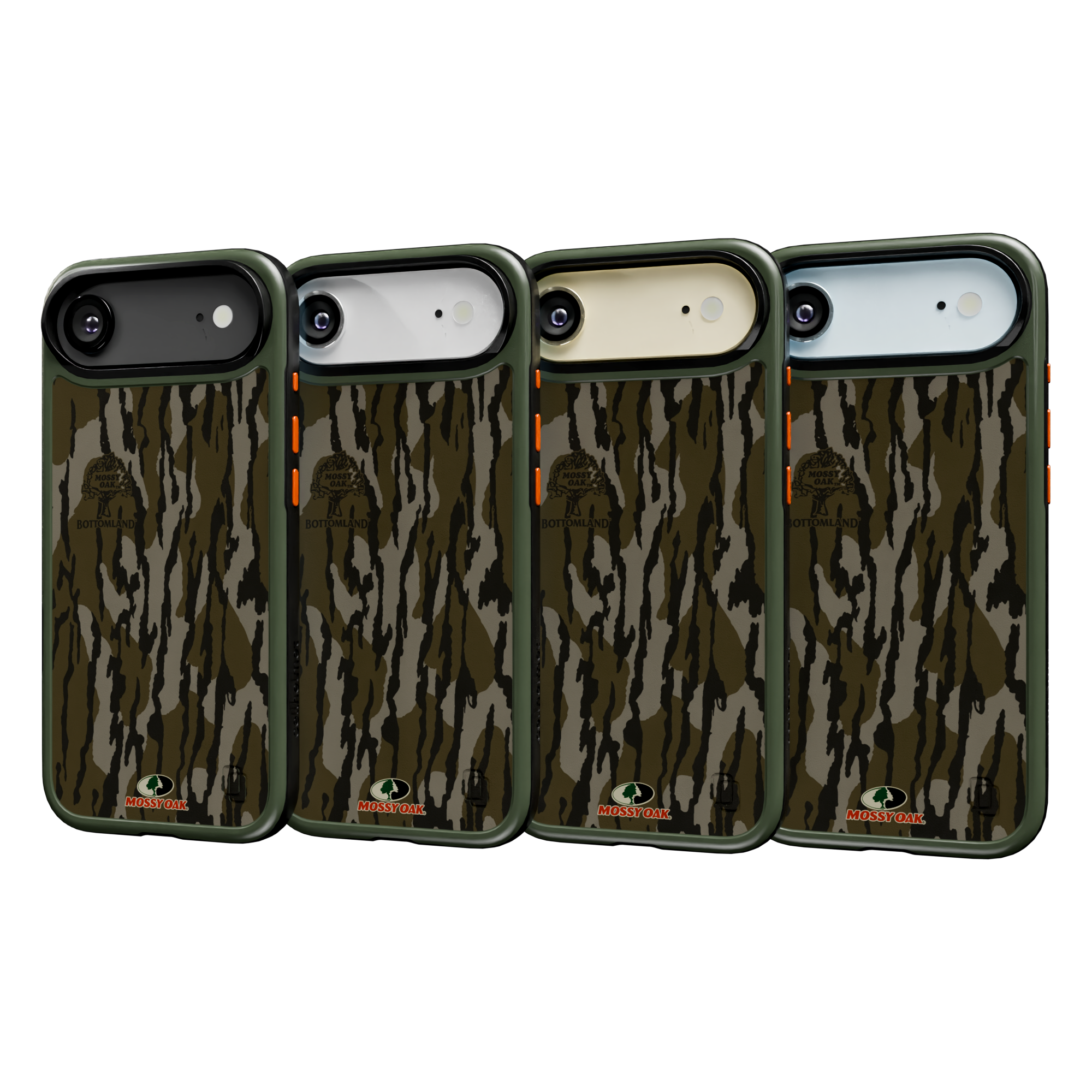 Shock-Absorbent MagSafe® Case for Apple iPhone Air in Mossy Oak Bottomland Camo | Fortitude Series None / None / Bottomland