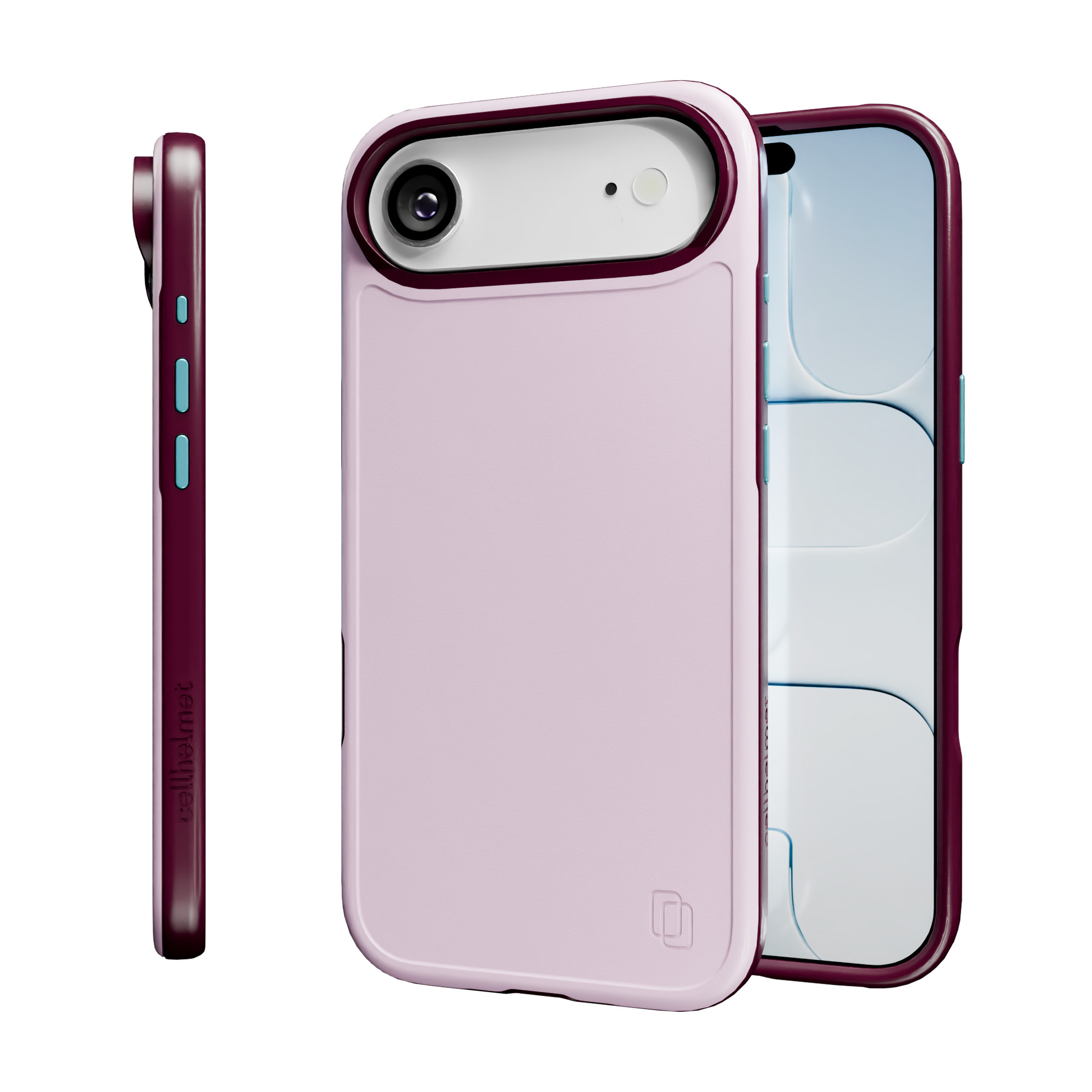 Shock-Absorbent MagSafe® Case for Apple iPhone Air in Rose Quartz | Fortitude Series None / None / Rose Quartz