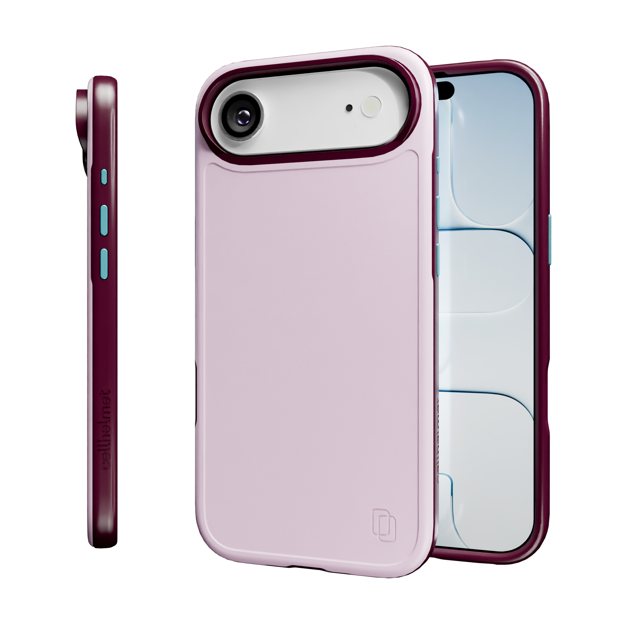 Shock-Absorbent MagSafe® Case for Apple iPhone Air in Rose Quartz | Fortitude Series None / None / Rose Quartz