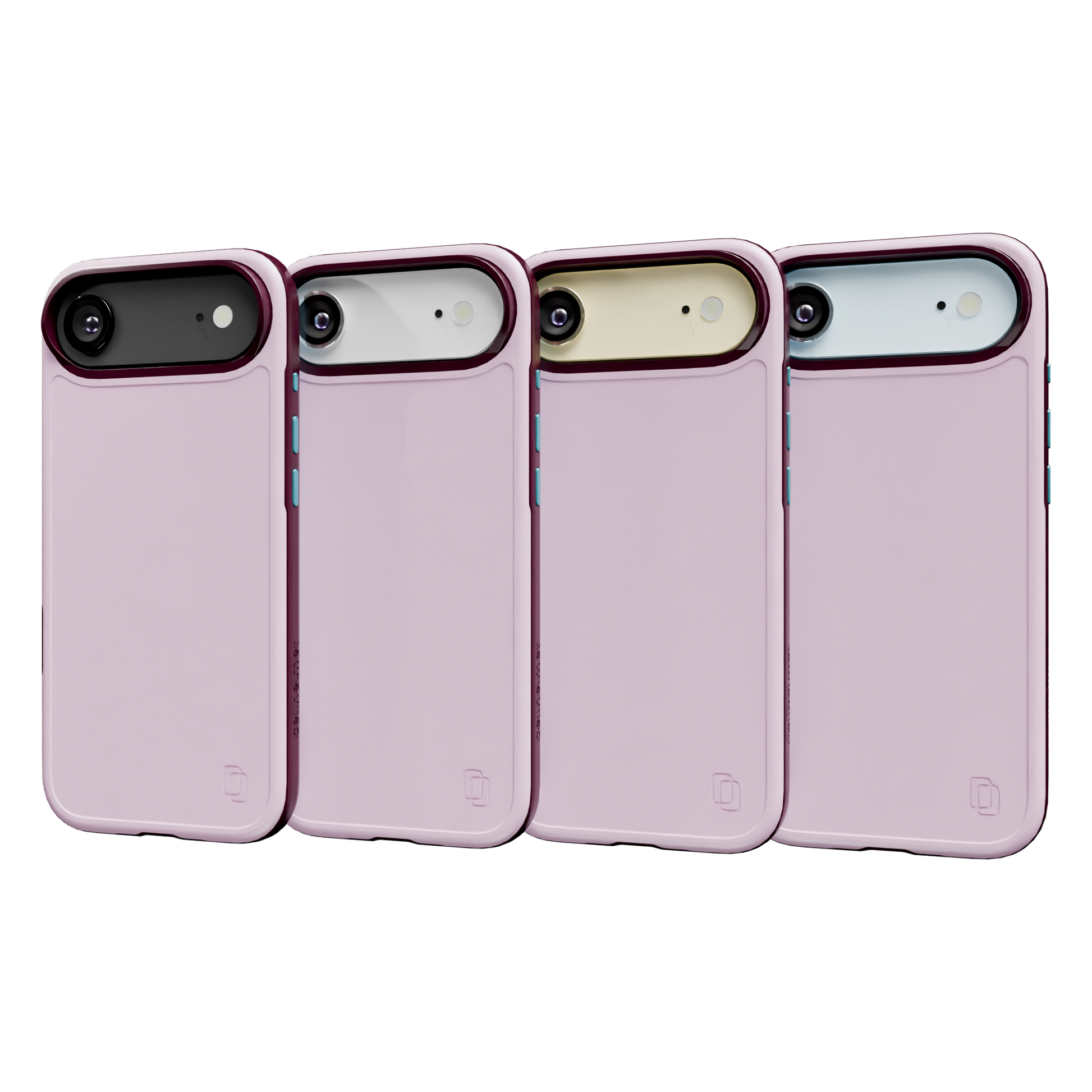 Shock-Absorbent MagSafe® Case for Apple iPhone Air in Rose Quartz | Fortitude Series None / None / Rose Quartz